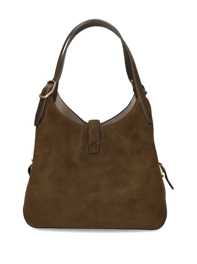 Deco suede-leather tote bag 3