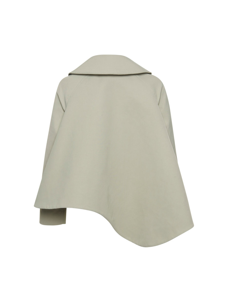 GABERDINE TRENCH JACKET LIGHT KHAKI 6