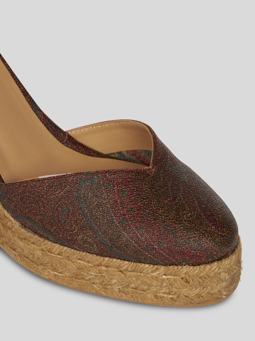 PAISLEY WEDGE ESPADRILLES - 4