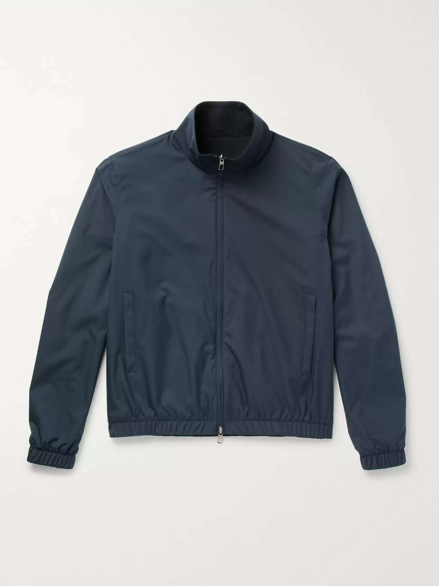 Reversible Windmate Storm System® Shell and Cashmere Bomber Jacket - 1