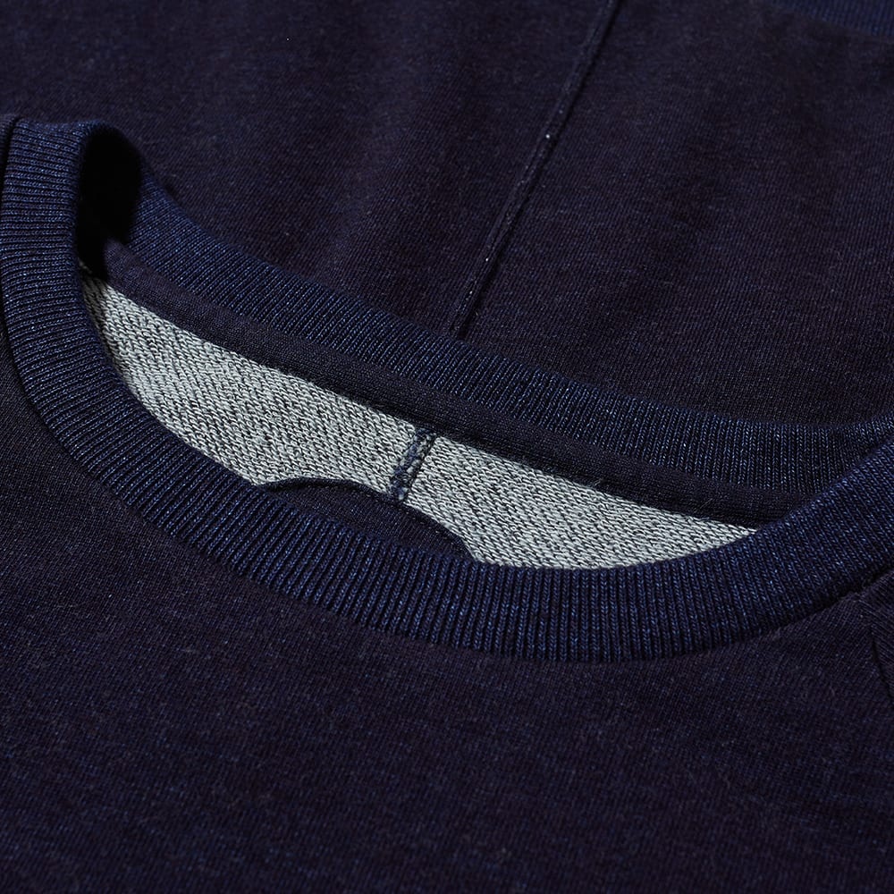 Blue Blue Japan Yarn Dyed Crew Neck Pocket Sweat - 2