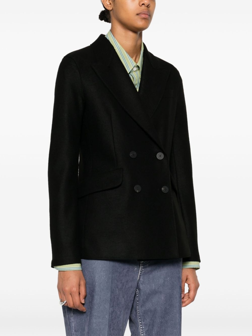 tailored wool blazer - 3