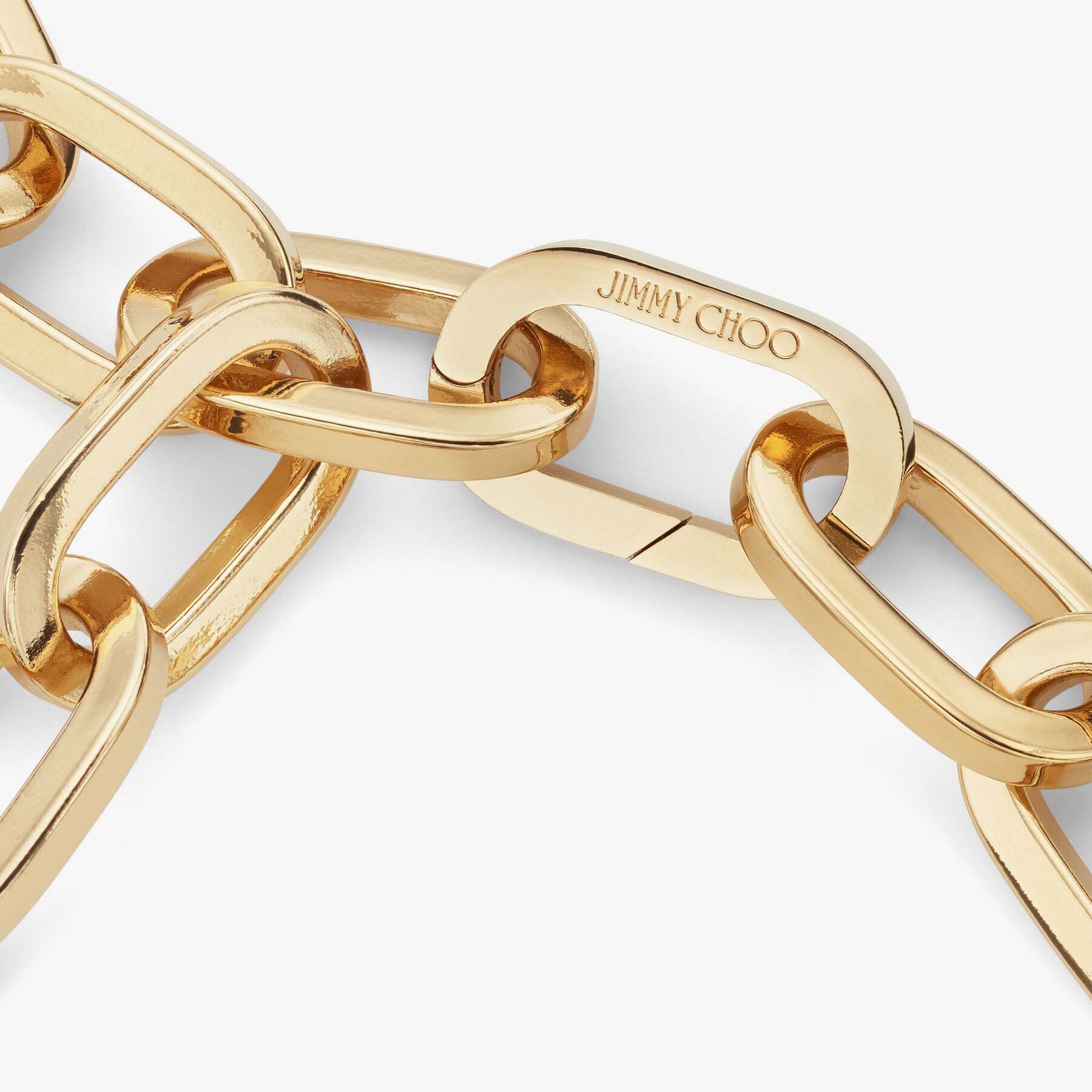 JC Chain Necklace
Gold-Finish Metal JC Chain Necklace - 3