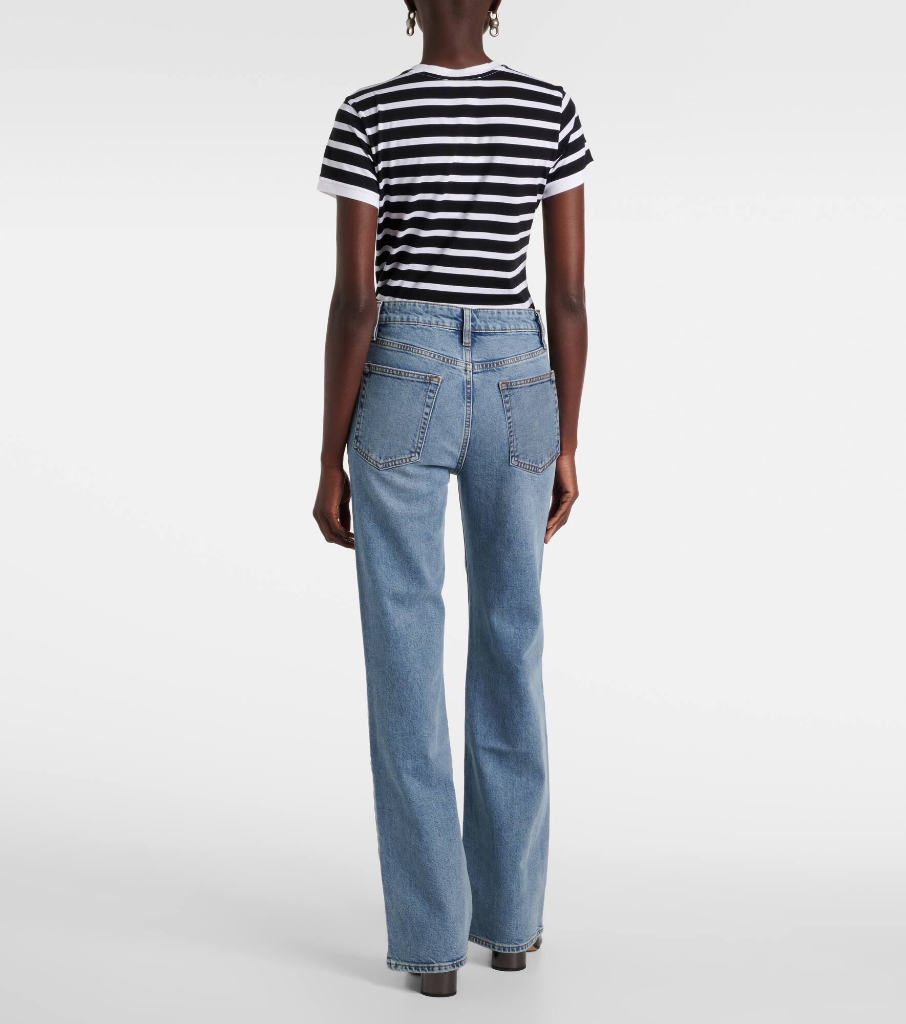 Arrow high-rise flared jeans - 3