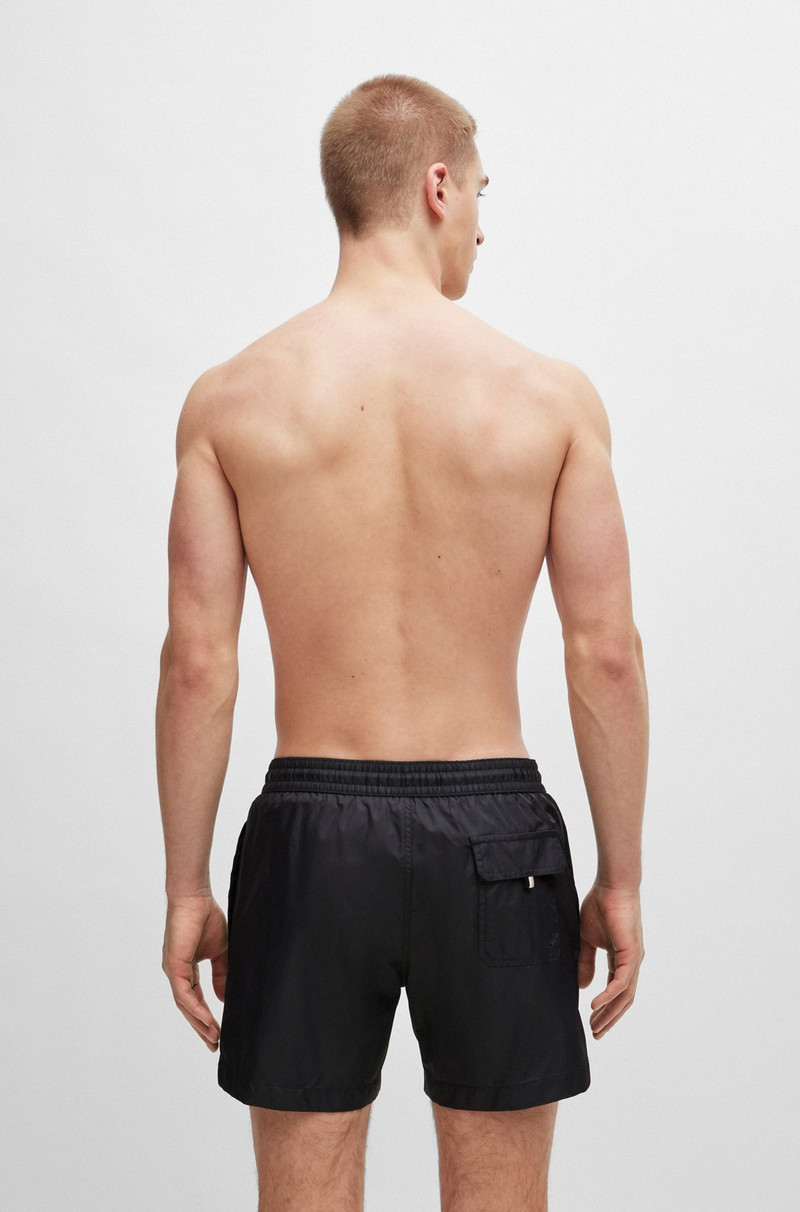BOSS FULLY LINED QUICK-DRY SWIM SHORTS WITH DOUBLE MONOGRAM outlook