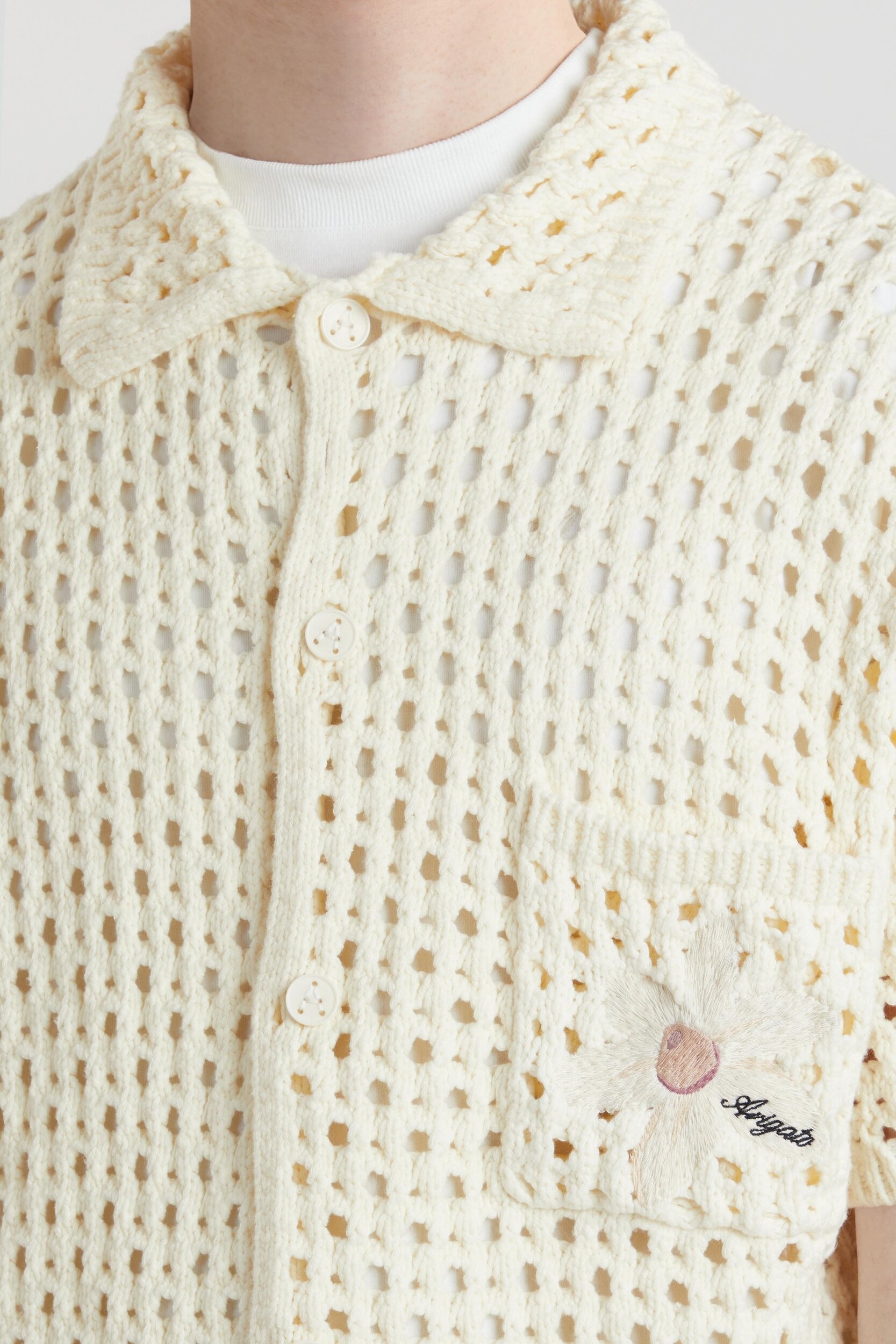 Franco Mesh Knit Shirt - 5