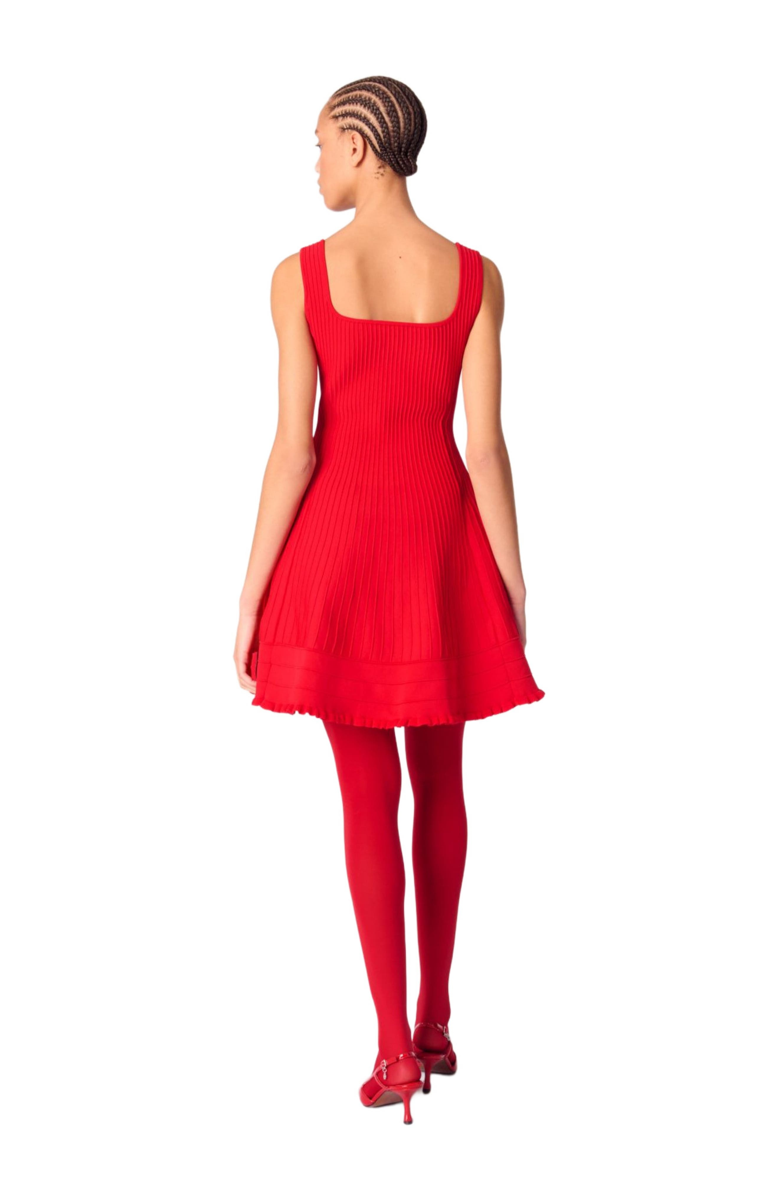 maje Short knit dress in Red at Nordstrom - 2