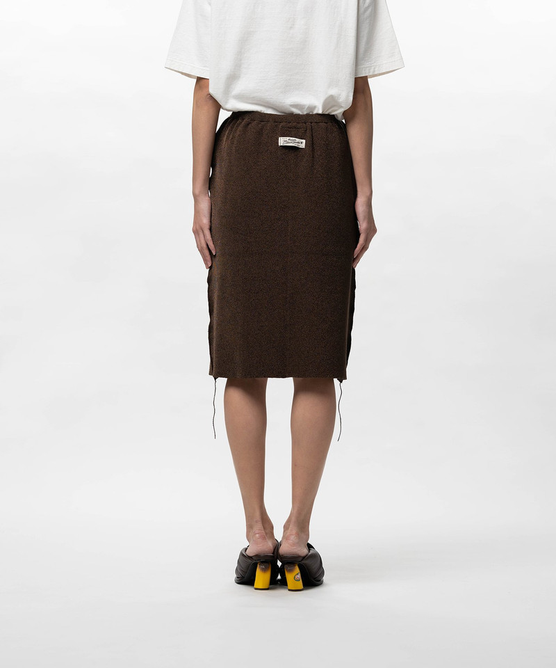 Inside-Out Glitter Knit Skirt 5