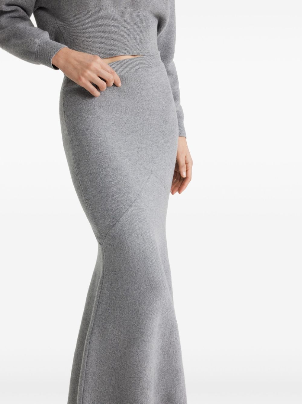 wool peplum skirt - 4