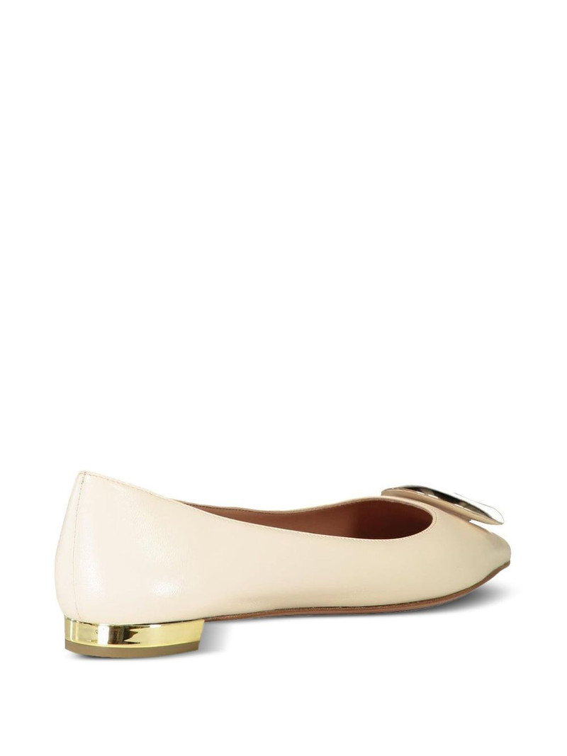 AQUAZZURA hoop-detail pointed flats outlook