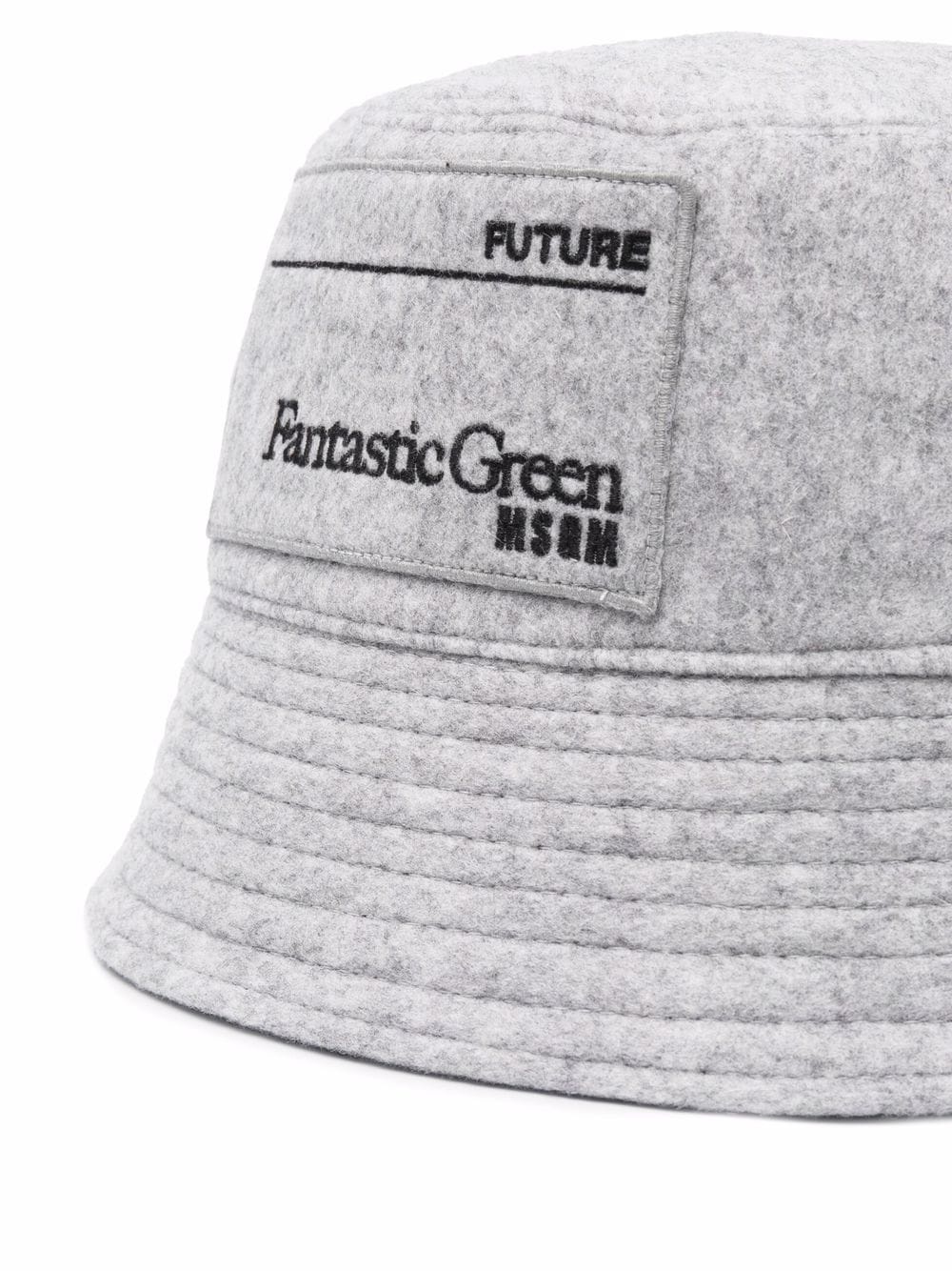 embroidered bucket hat - 2