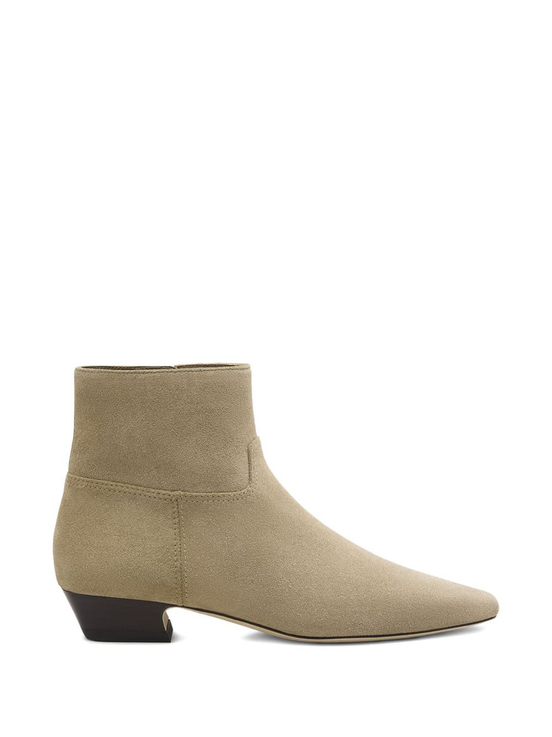 Stassi zip booties 1