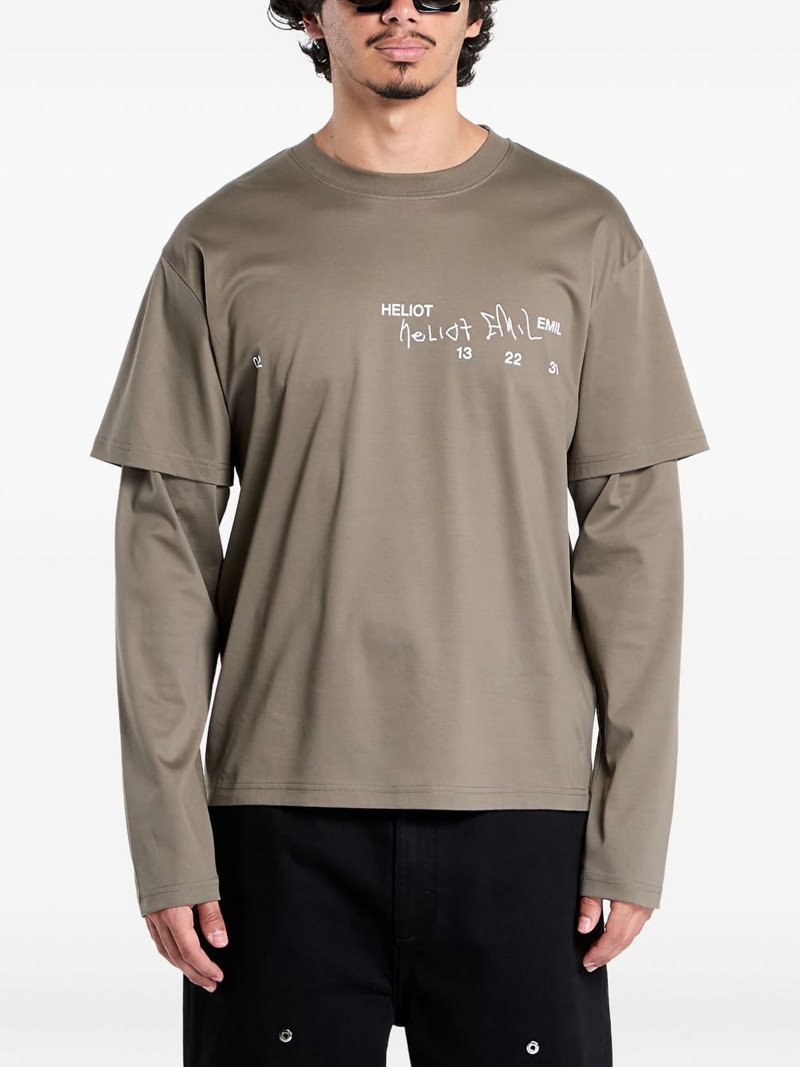 logo-print T-shirt 1