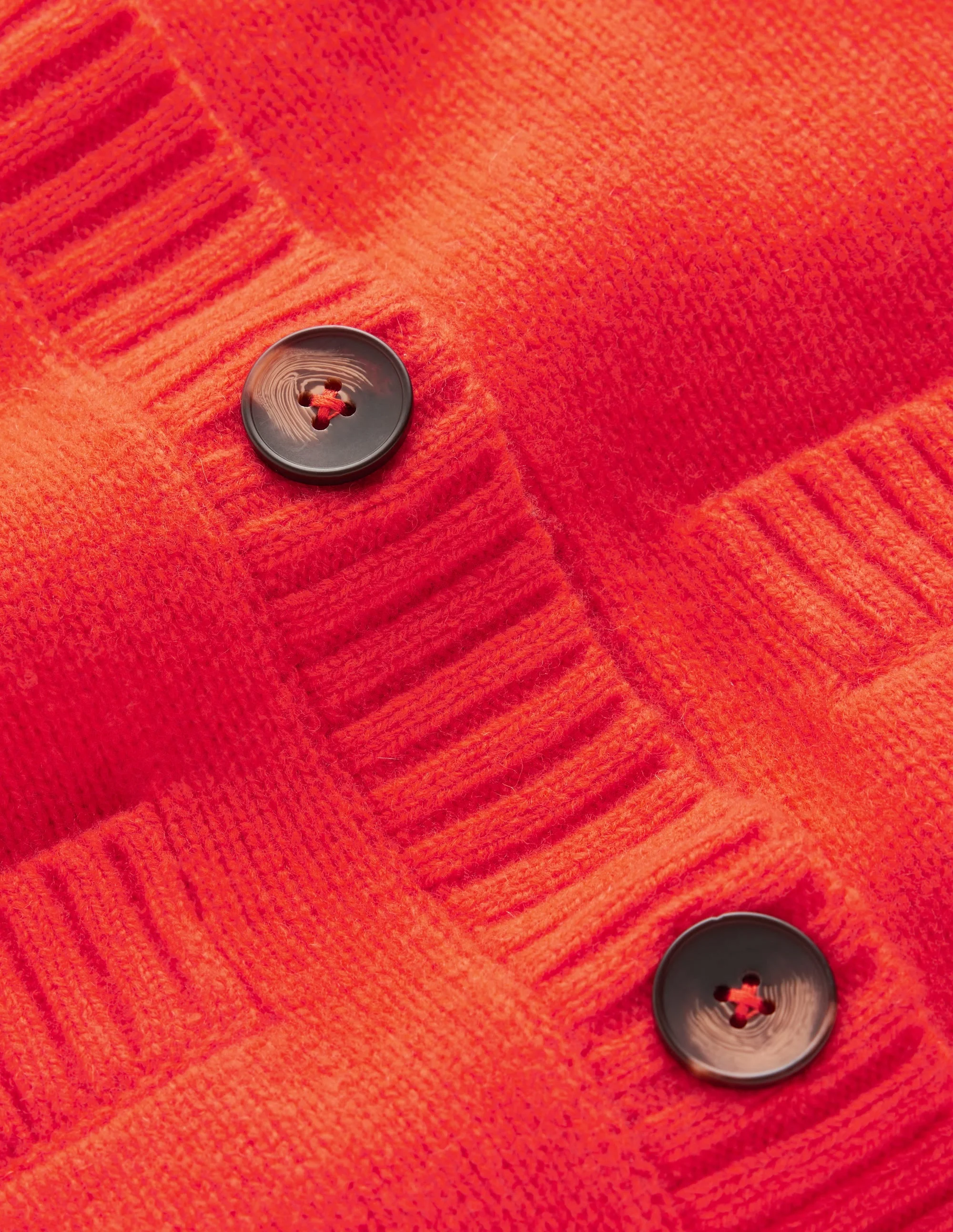 Marta Merino Wool Waistcoat-Sunset Orange - 1