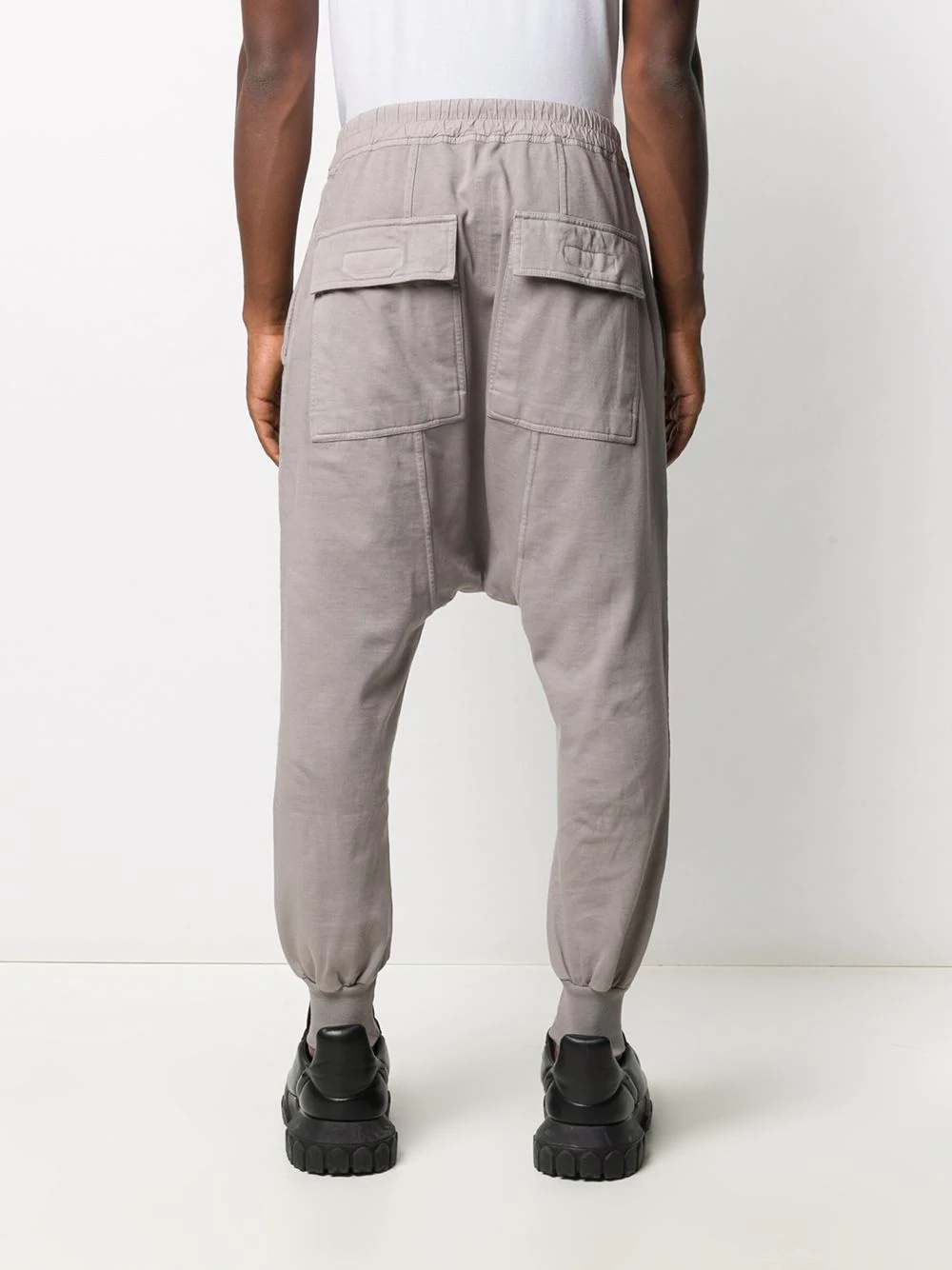 rear flap pocket track pants - 4