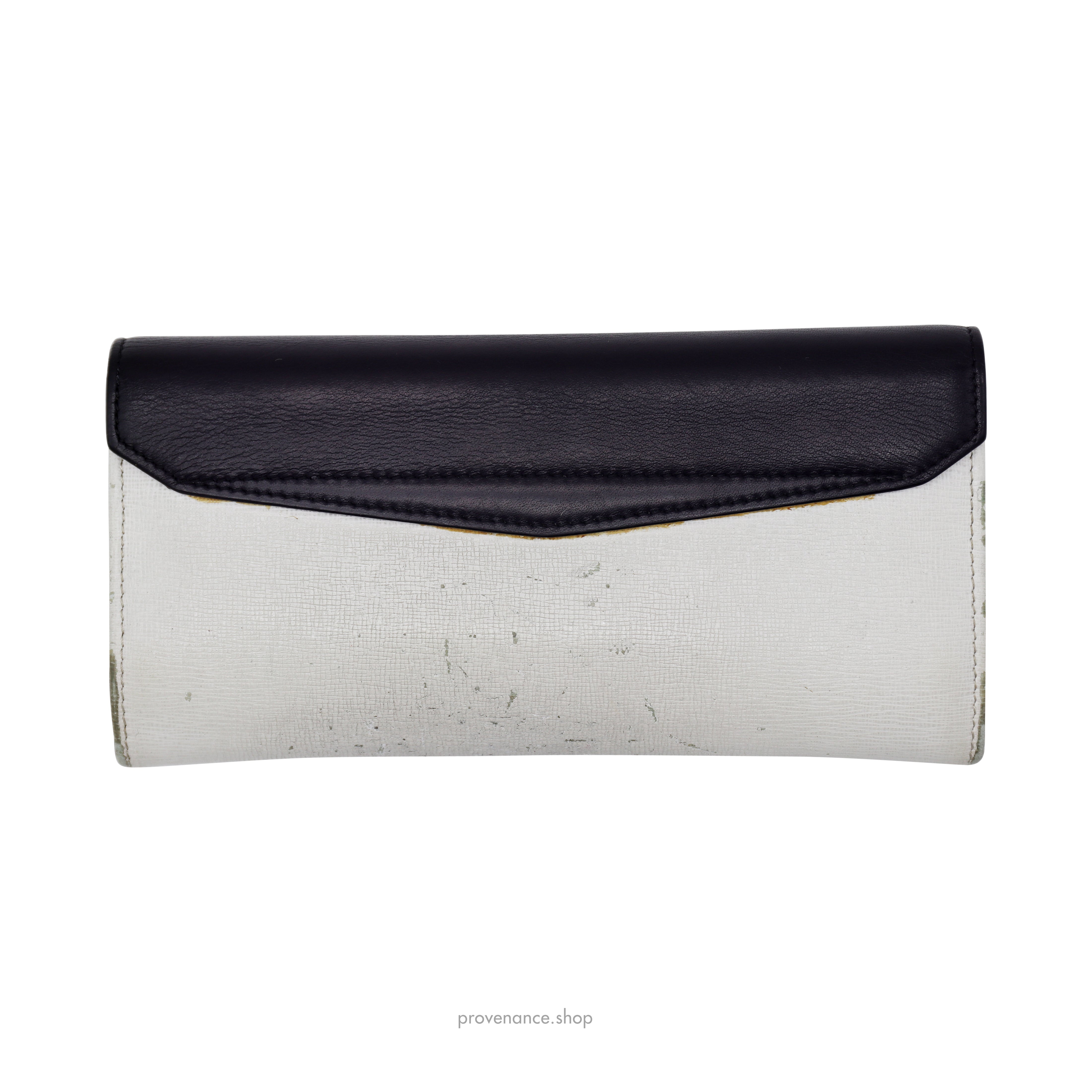 Fendi Long Wallet - Black Leather - 2