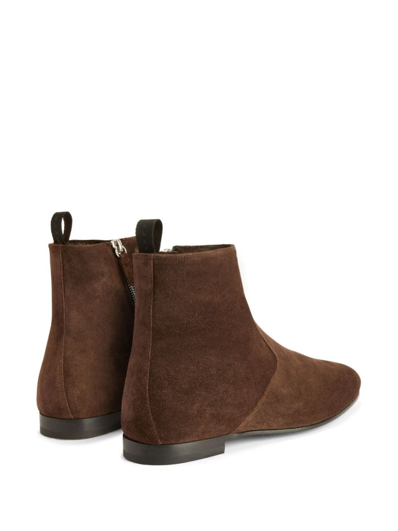 Ron panelled suede ankle boots 3