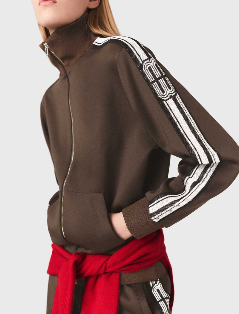 Sweatshirt with straight stripes 5