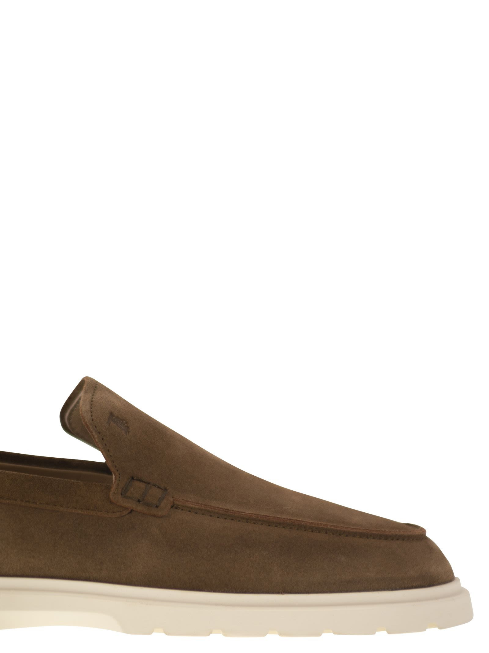 Tod's Men Suede Slipper Moccasin - 6