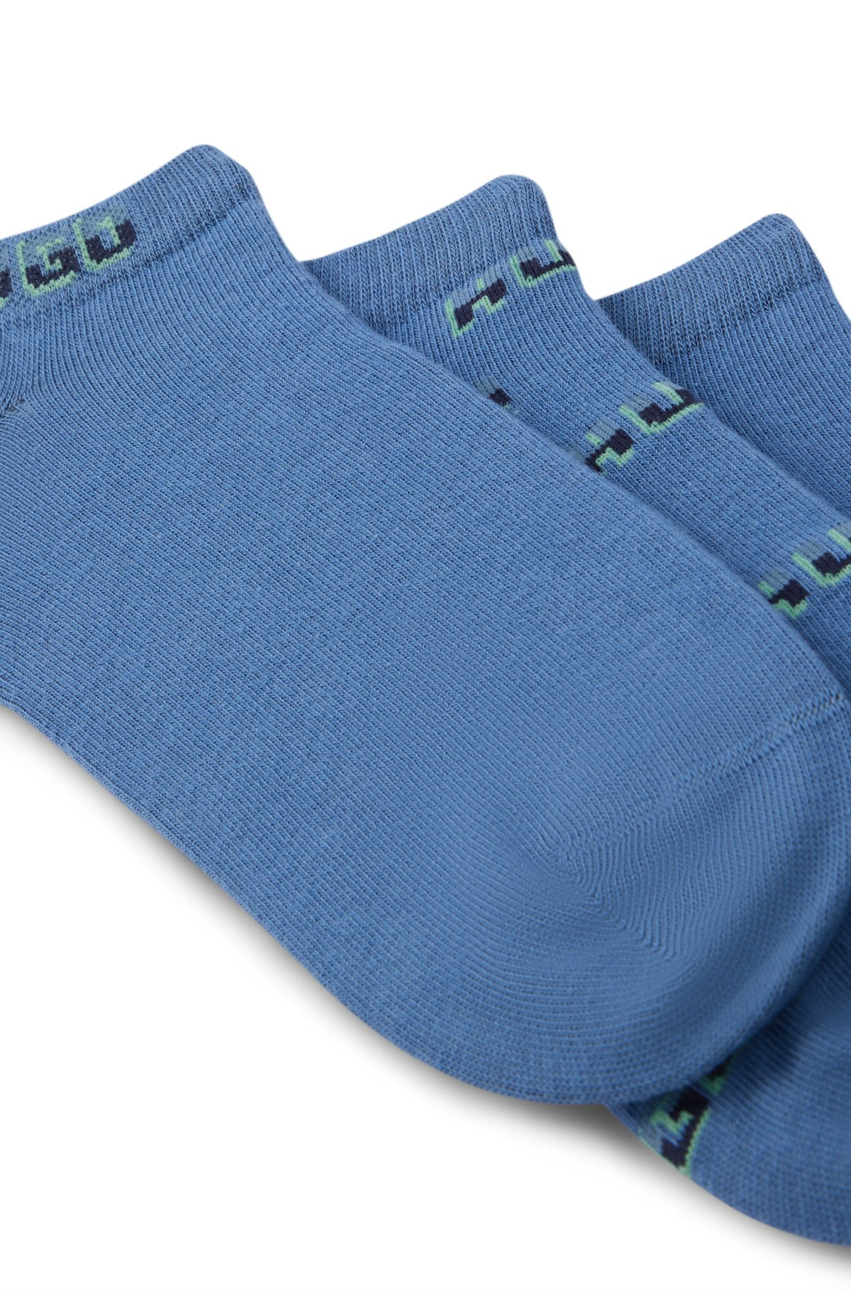 THREE-PACK OF ANKLE SOCKS WITH LOGOS - 2
