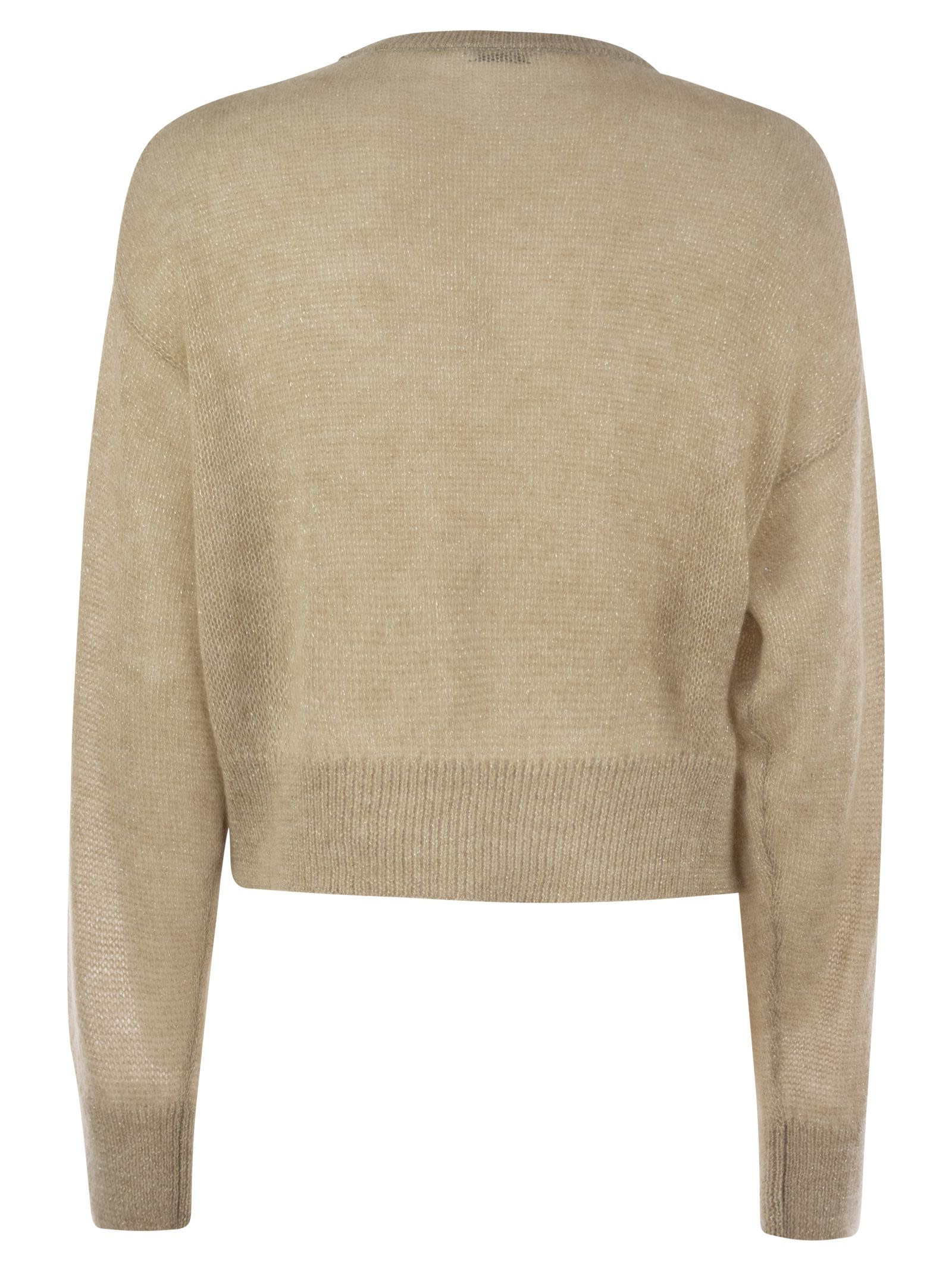Brunello Cucinelli Women English Rib Sweater With Monili - 2