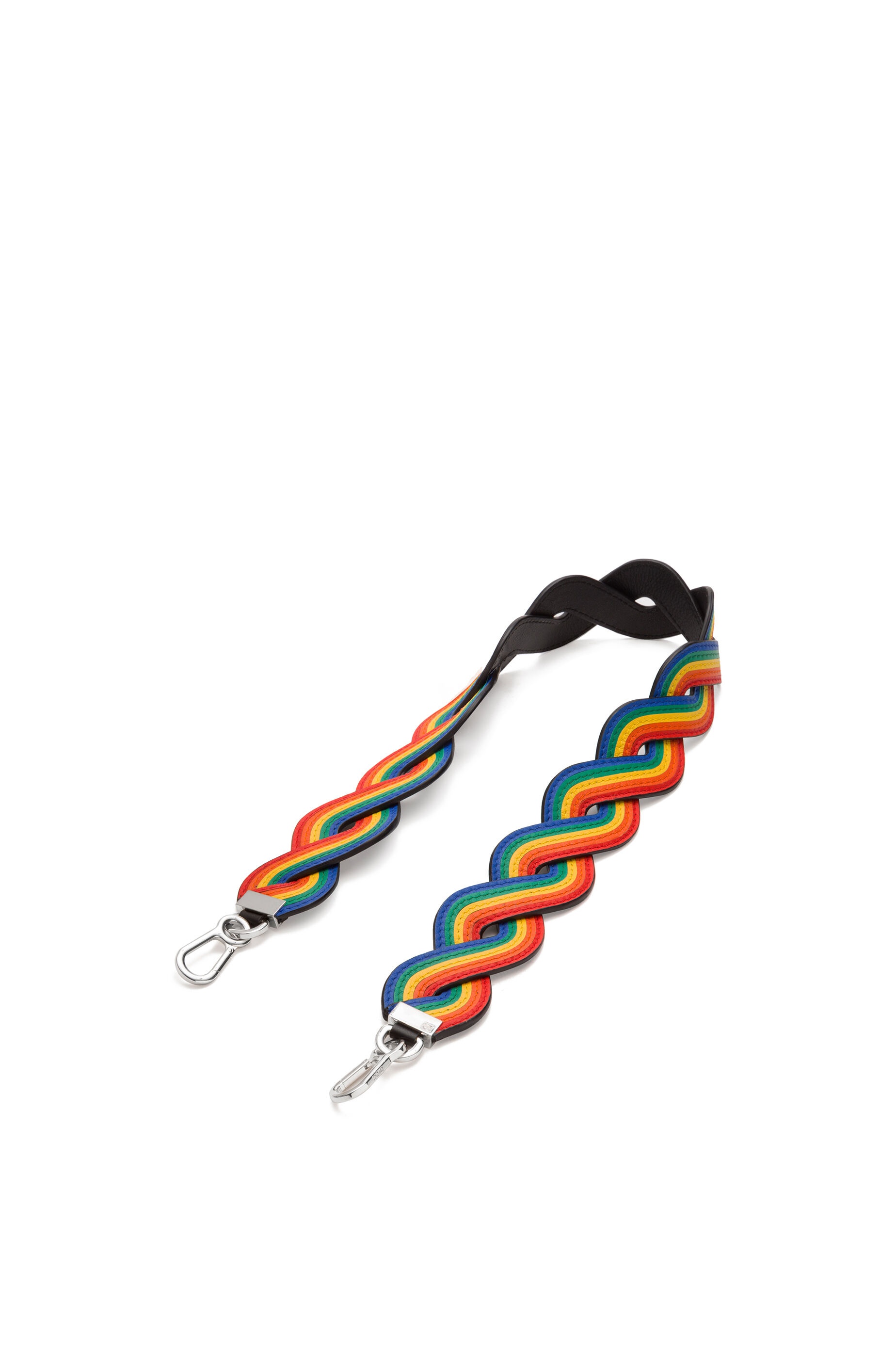 Wavy rainbow strap in classic calfskin - 1