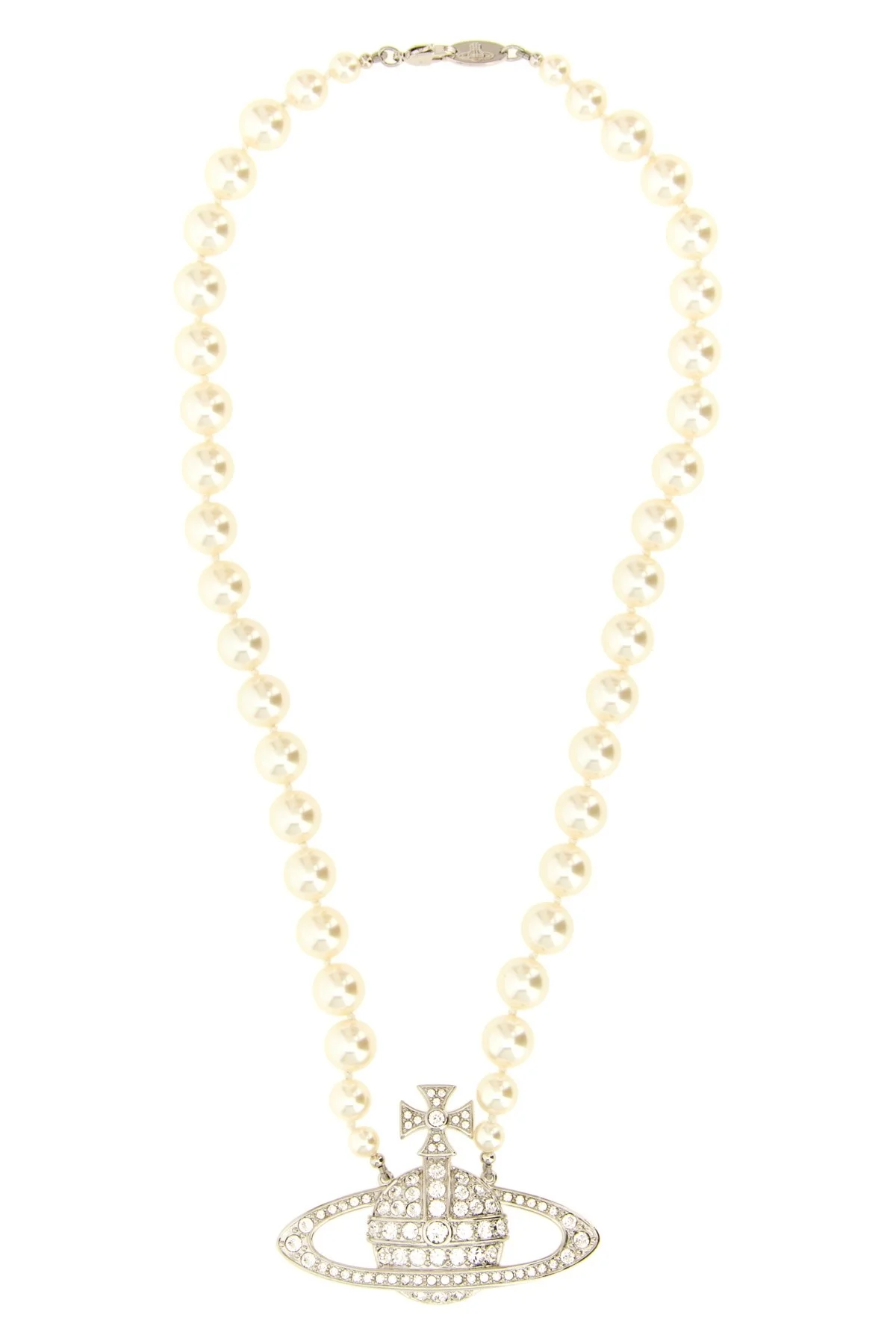 'Man. Bas Relief Pearl' Necklace - 1
