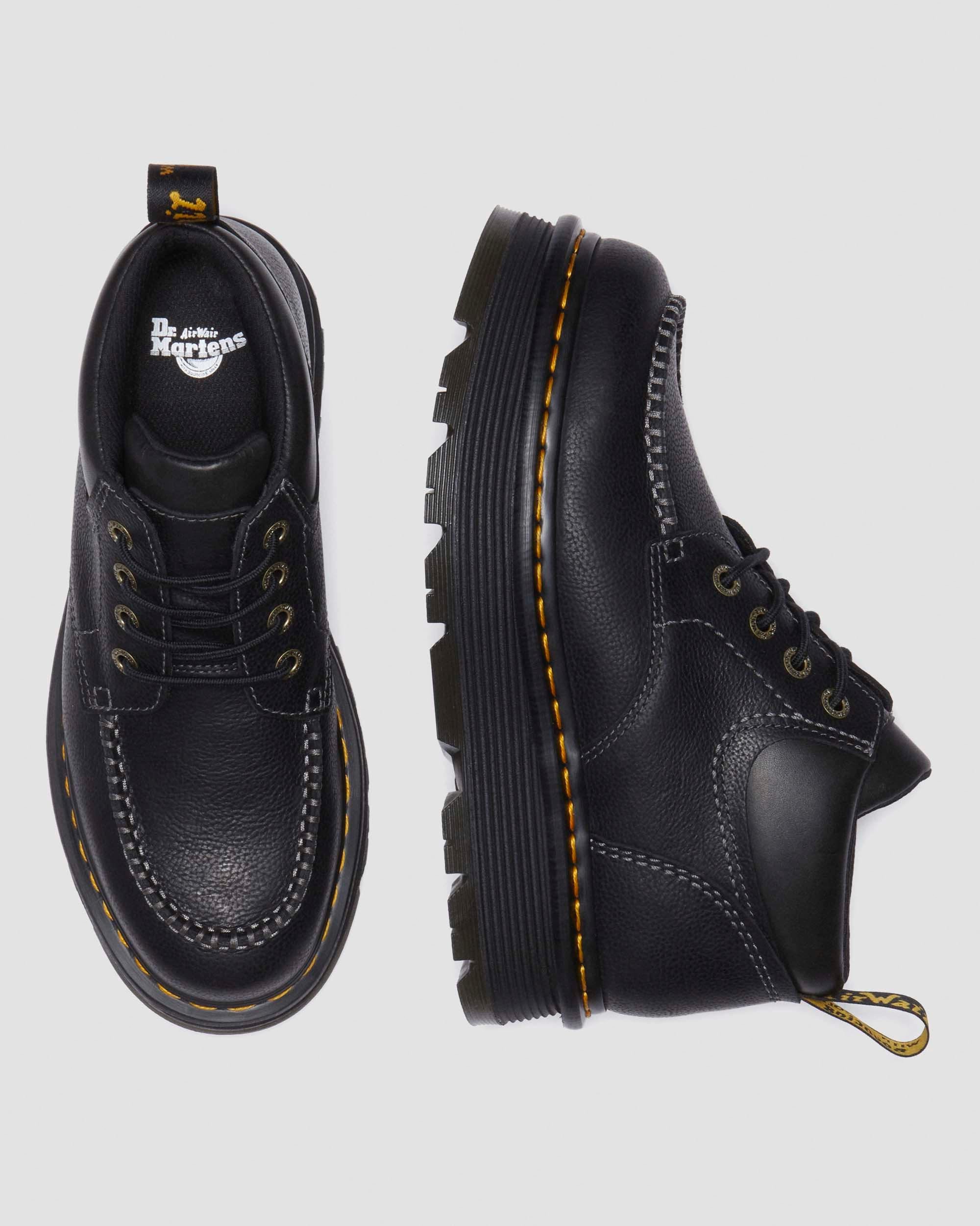Zebzag 4-Eye Leather Casual Lace Up Boots - 2
