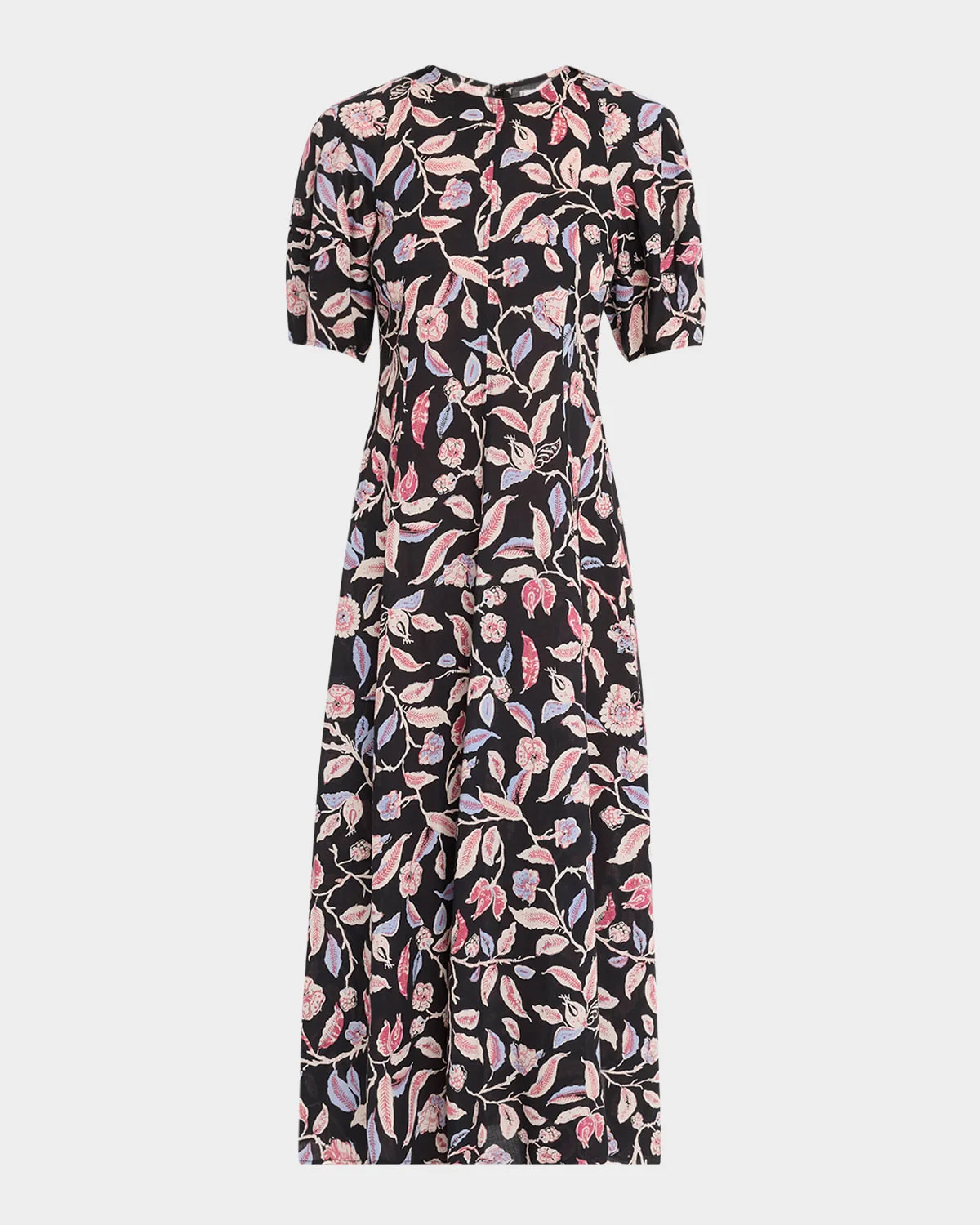 Bettina Floral-Print Cotton Poplin Maxi Dress - 1