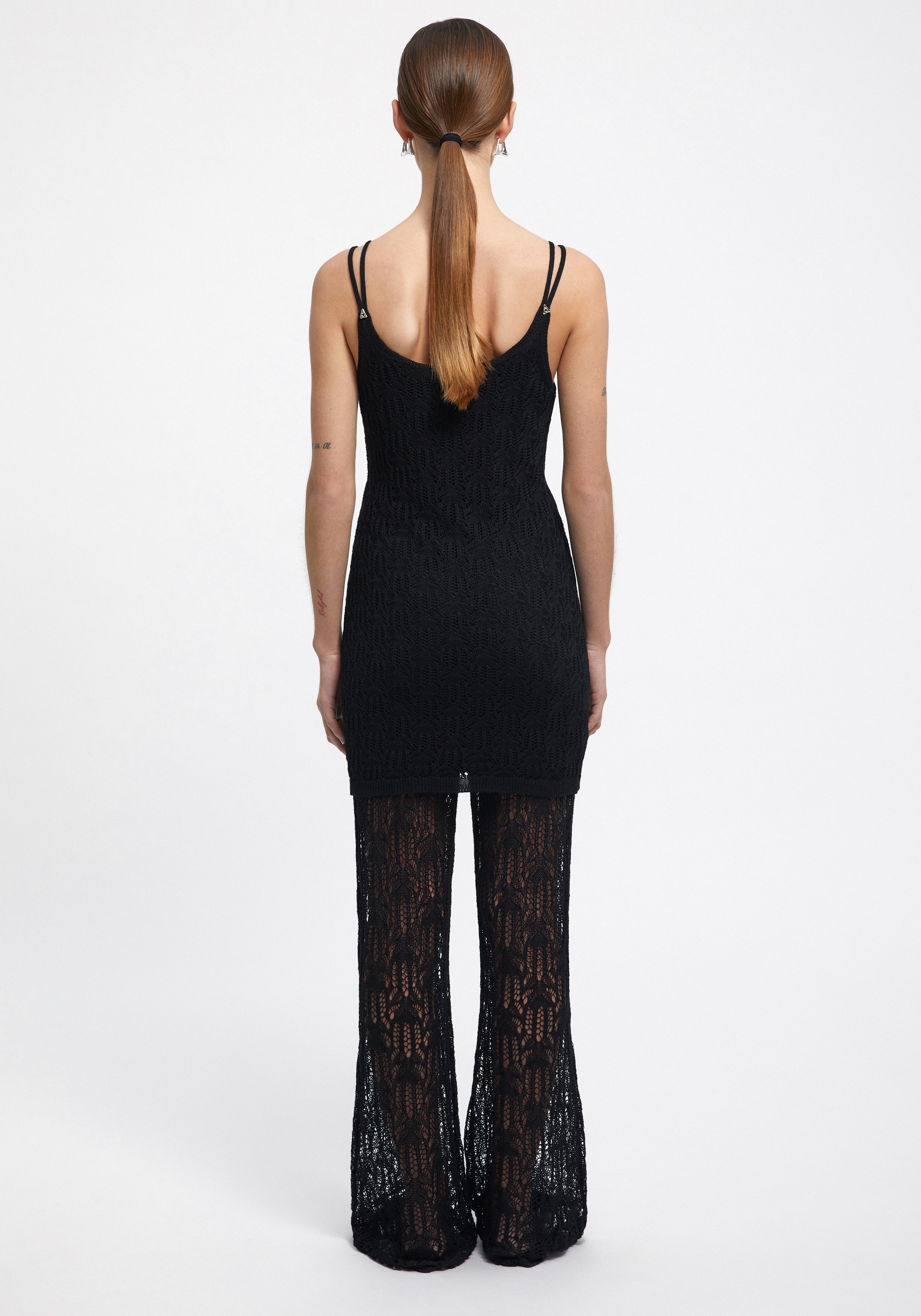 BARRY
Lace knit mini dress - 4