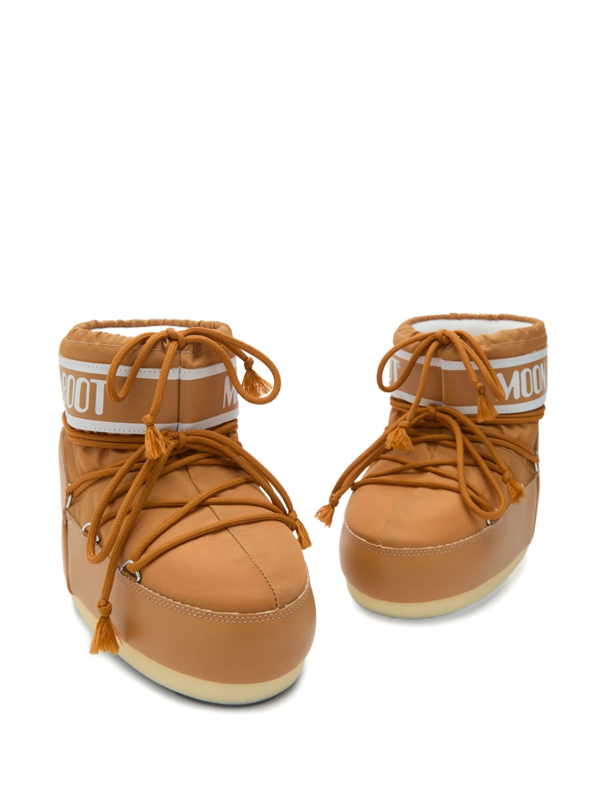 Icon padded logo-band boots - 2