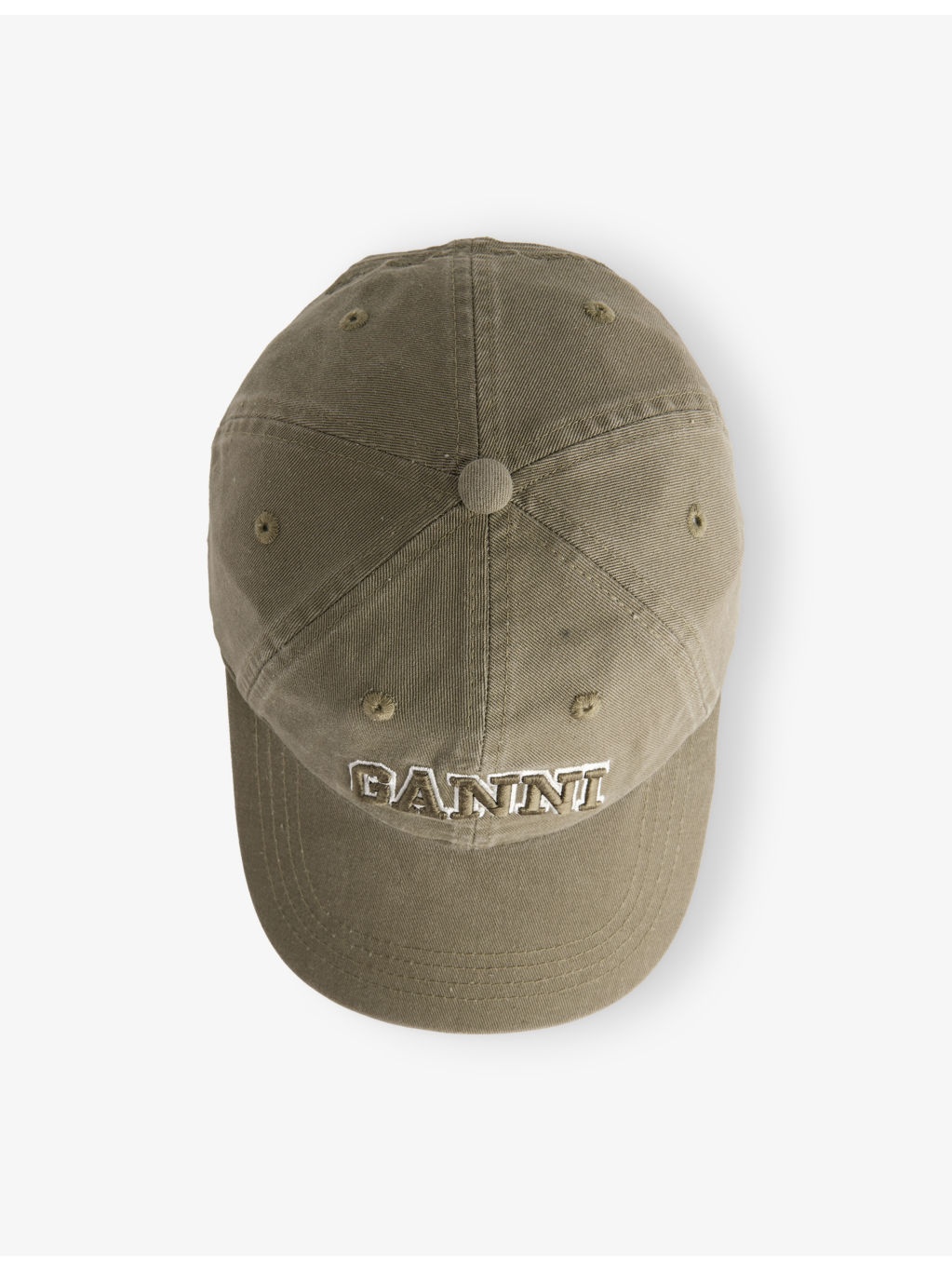 Washed Logo-Embroidered Cotton-Canvas Cap - 4