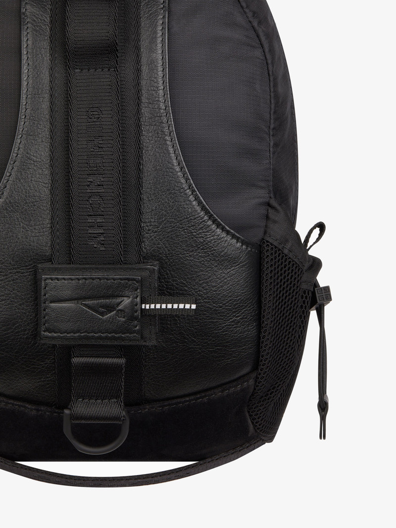 SMALL G-TRAIL BACKPACK IN NYLON AND LEATHER 6