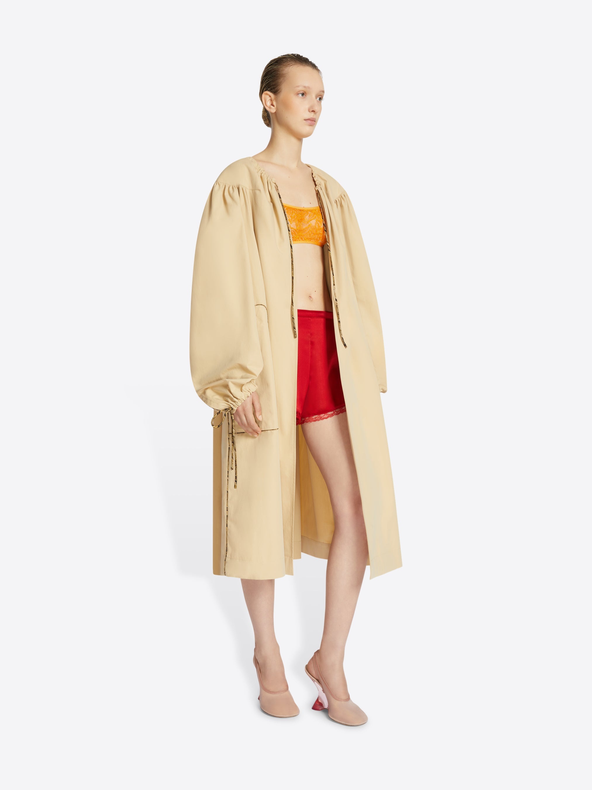 GATHERED COAT - 3