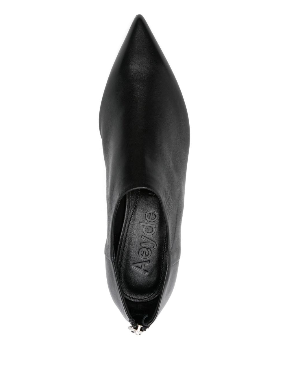 Virun pointed-toe kitten-heel boots - 4