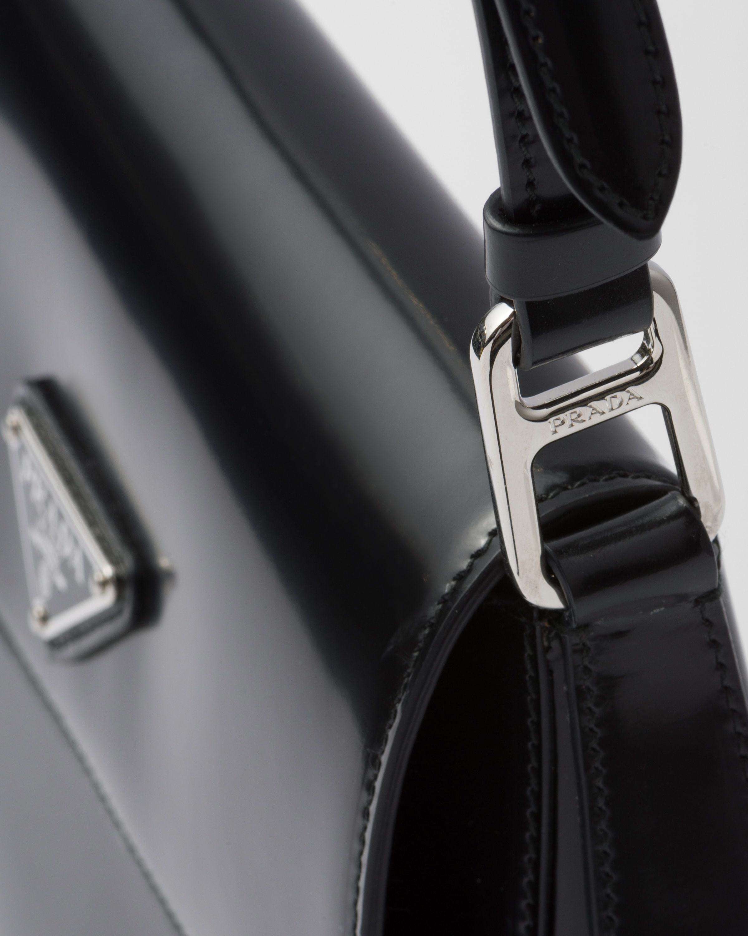 Prada Cleo brushed leather shoulder bag - 7