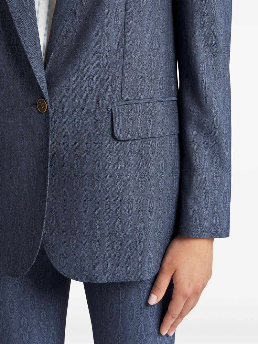 wool blazer - 4