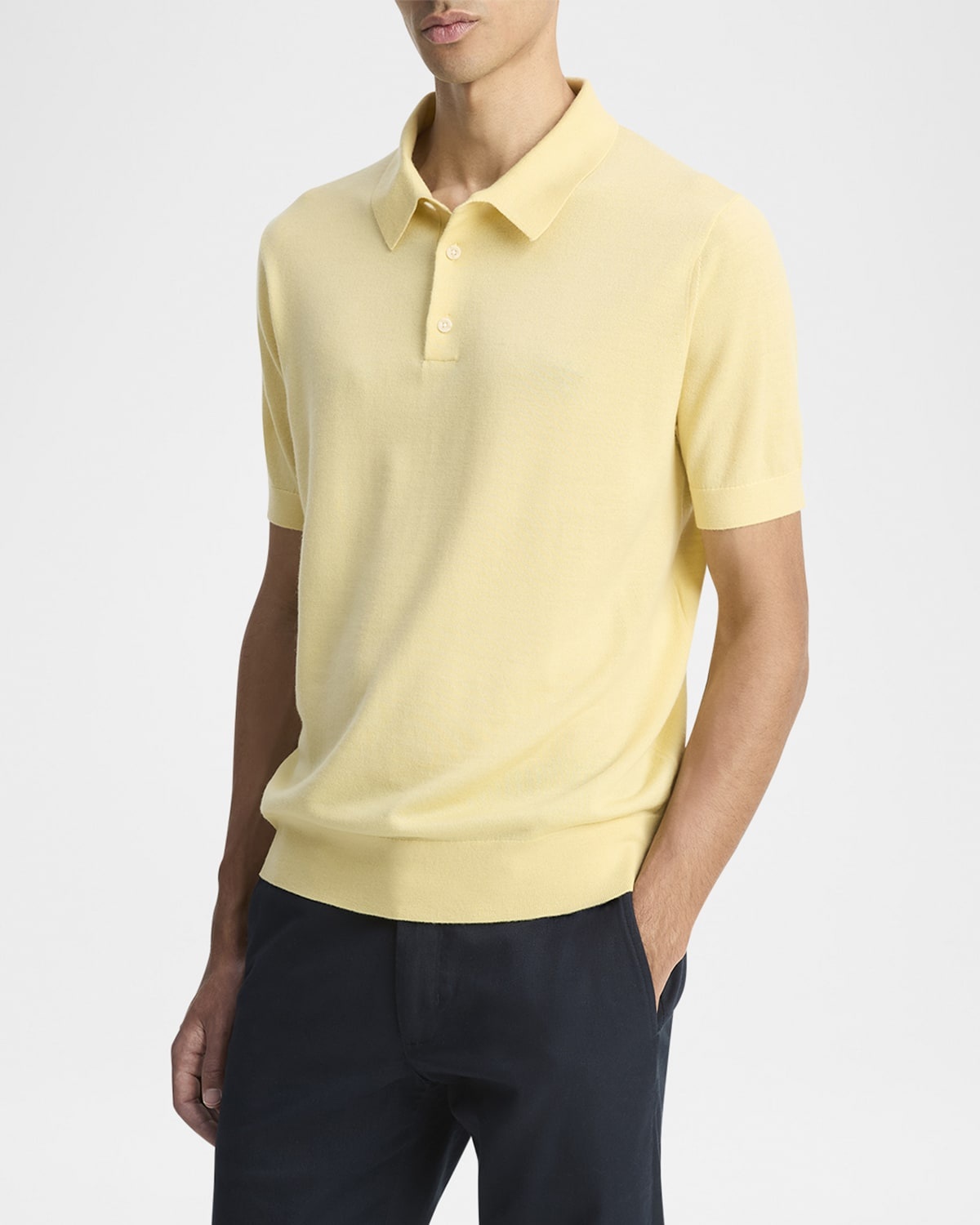 Men's Wool-Cashmere Polo Shirt - 4