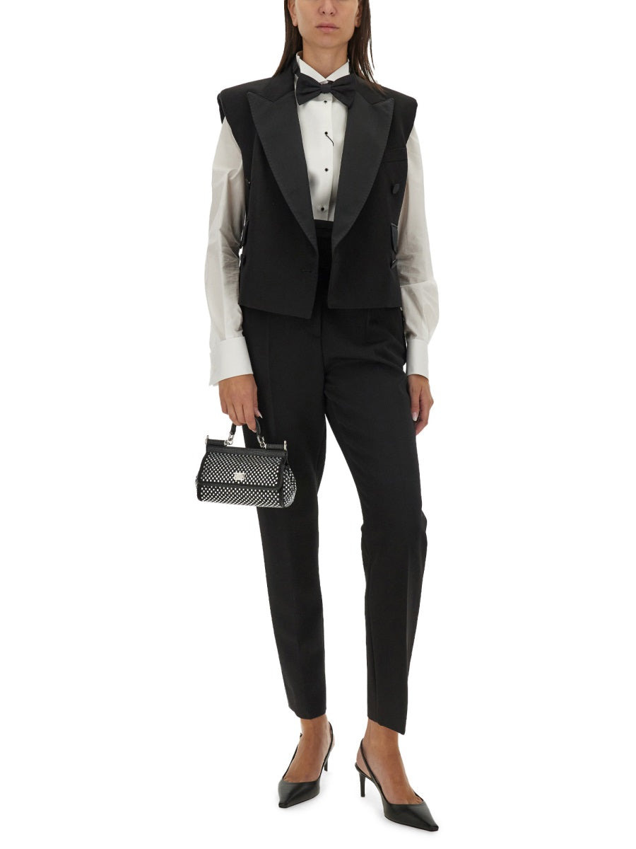 Dolce & Gabbana Women Double-Breasted Sleeveless Jacket - 2