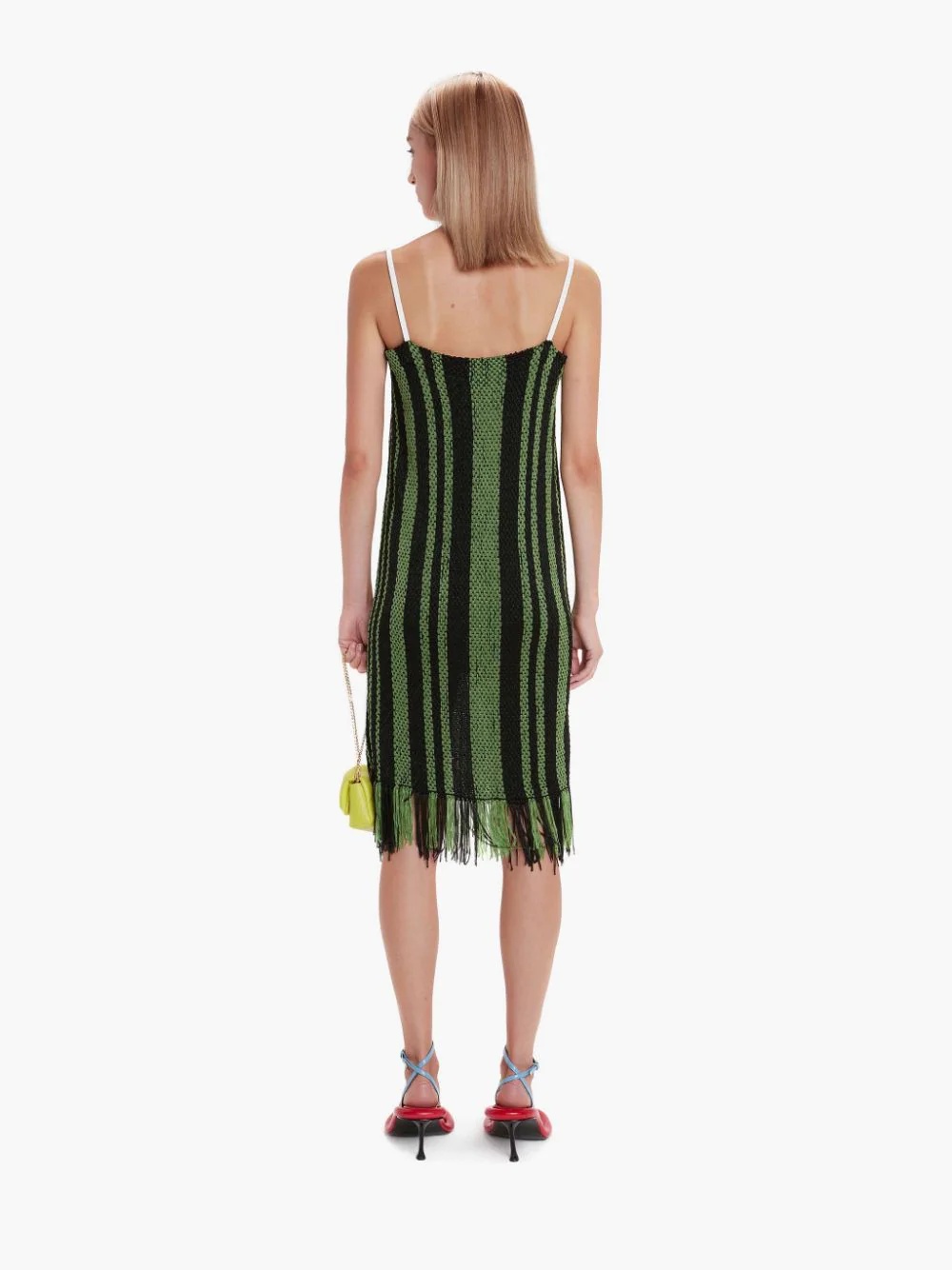FRINGE DETAIL CAMISOLE DRESS - 4