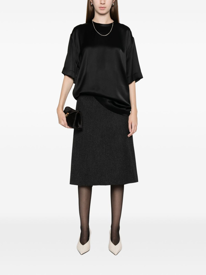 TOTEME satin T-shirt outlook