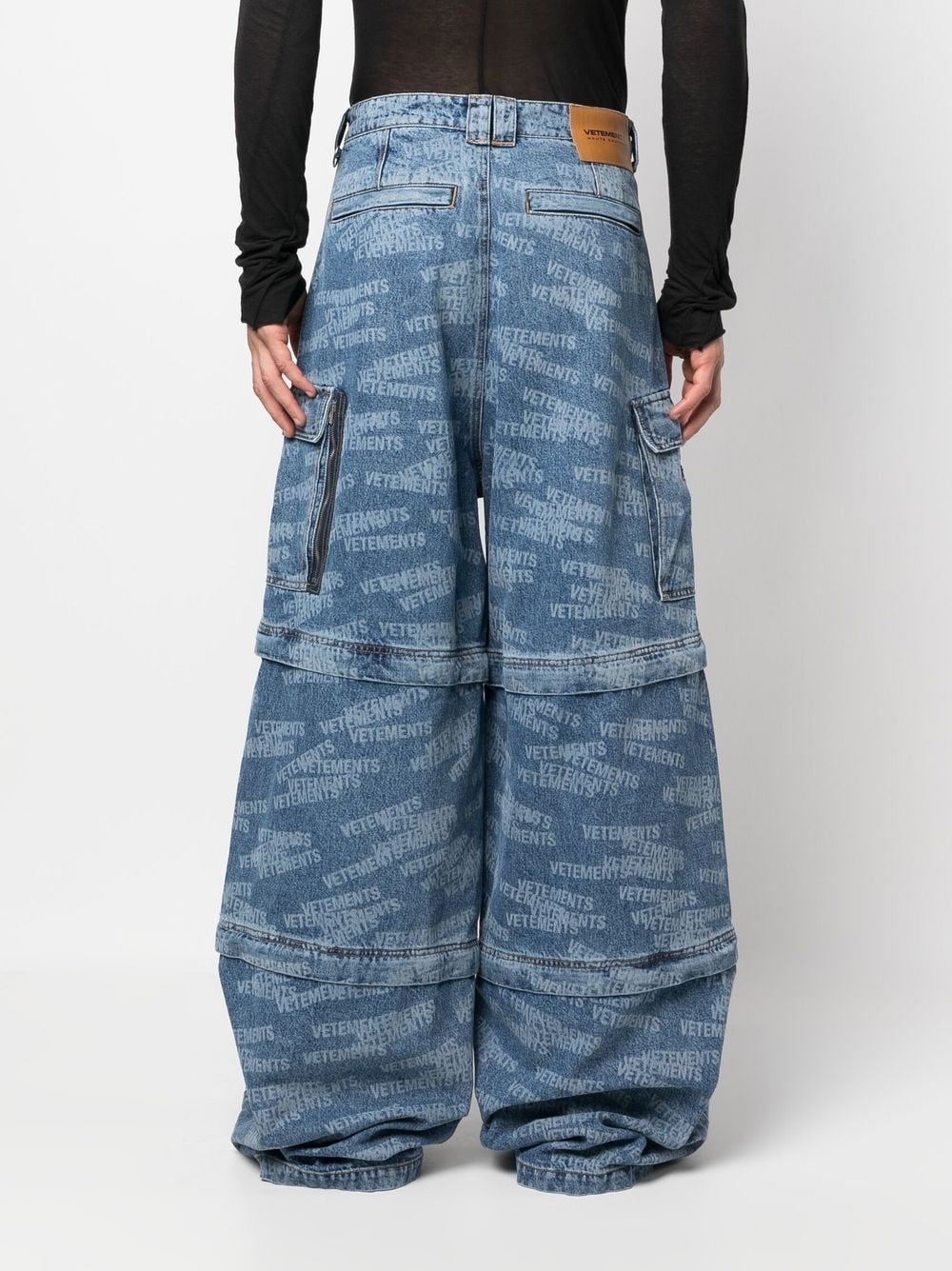 Transformer logo-print jeans - 4