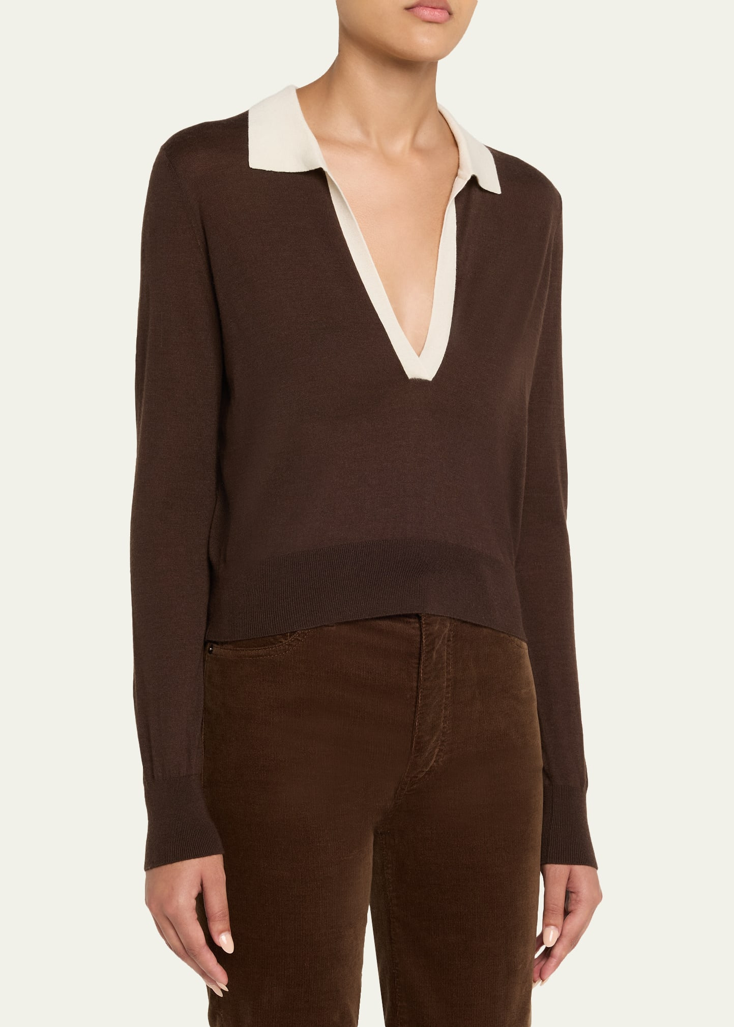 The Two-Tone Polo Sweater - 4