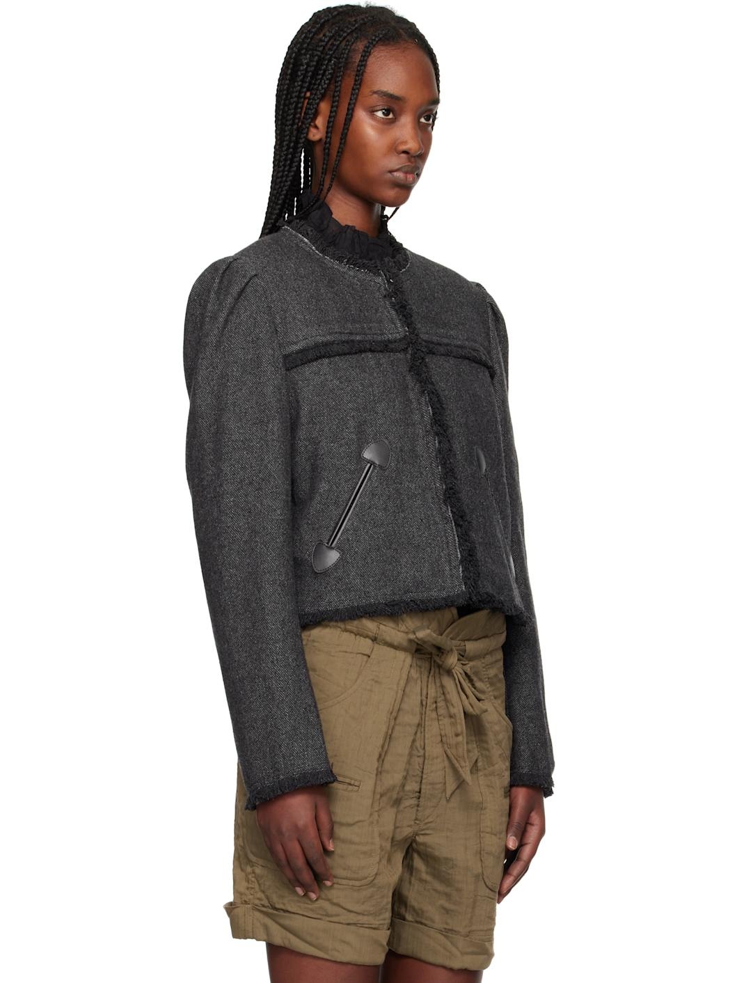 Gray Delphina Jacket - 2