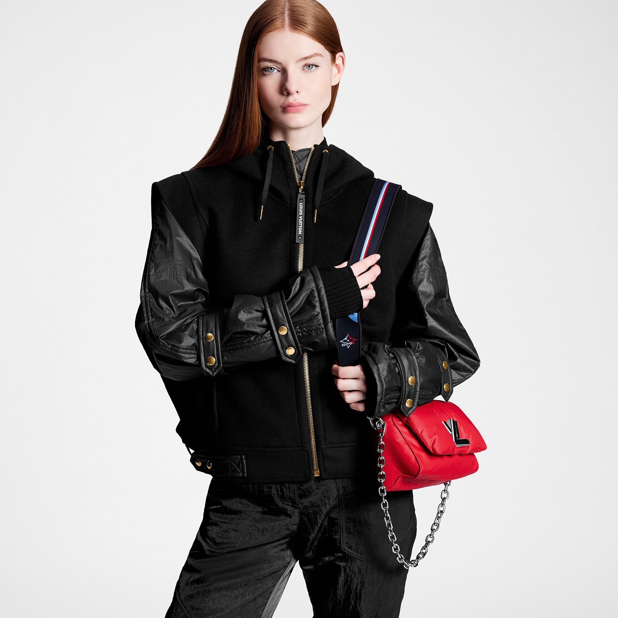 Nylon Sleeve Varsity Jacket - 5