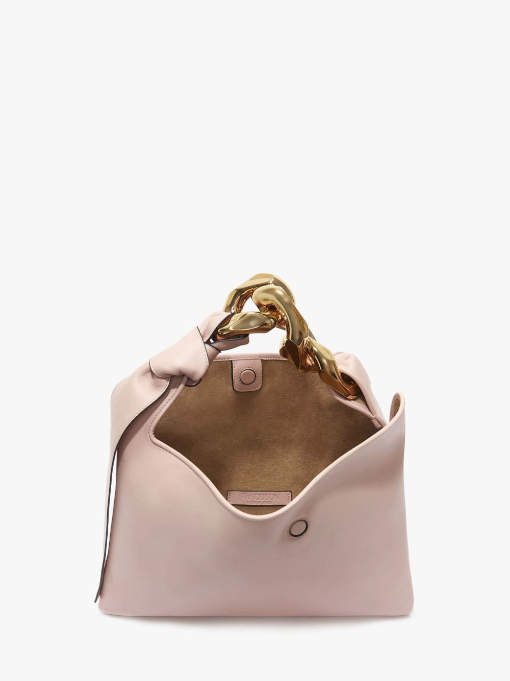 SMALL CHAIN HOBO - LEATHER SHOULDER BAG - 3