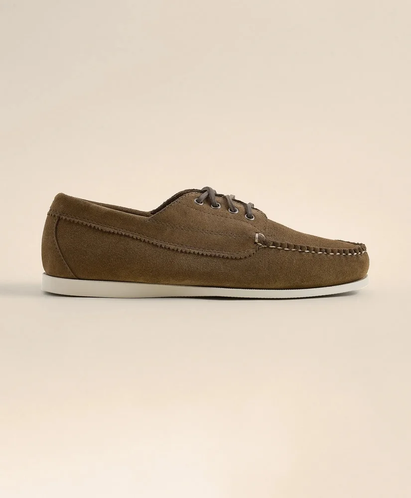 Suede Boat Shoes - 1