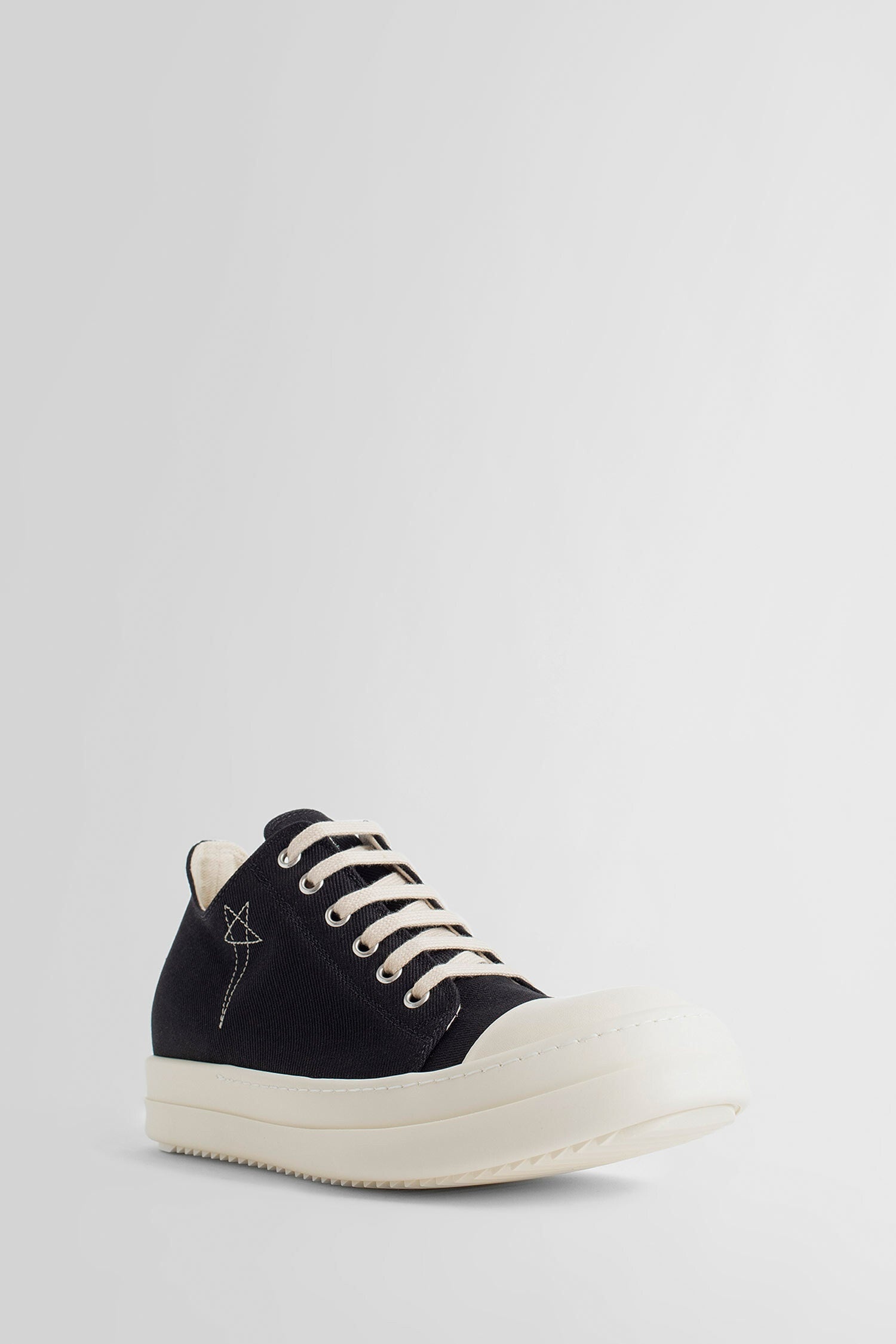 RICK OWENS WOMAN BLACK SNEAKERS - 2