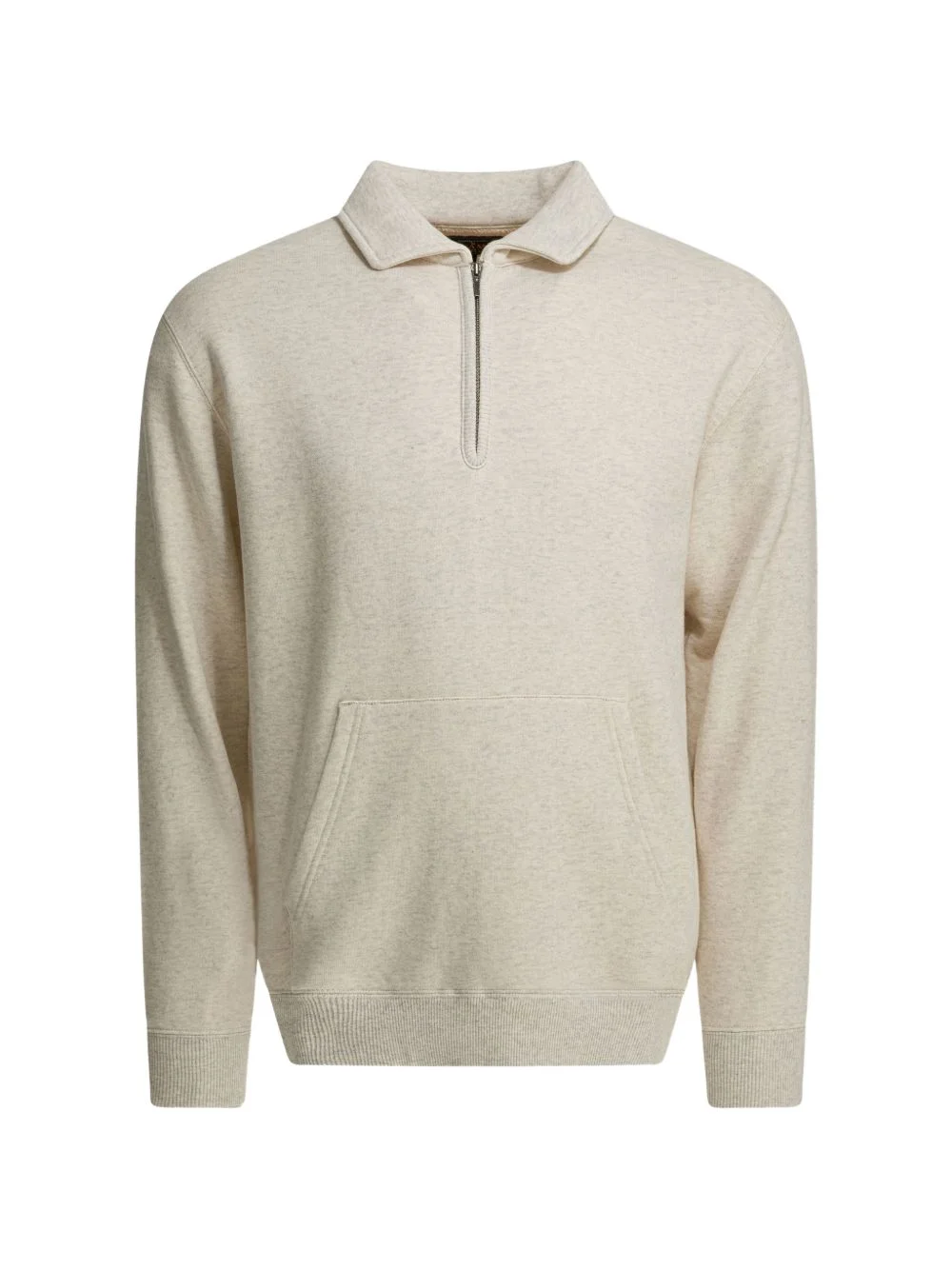 half-zip pocket sweatshirt - 1