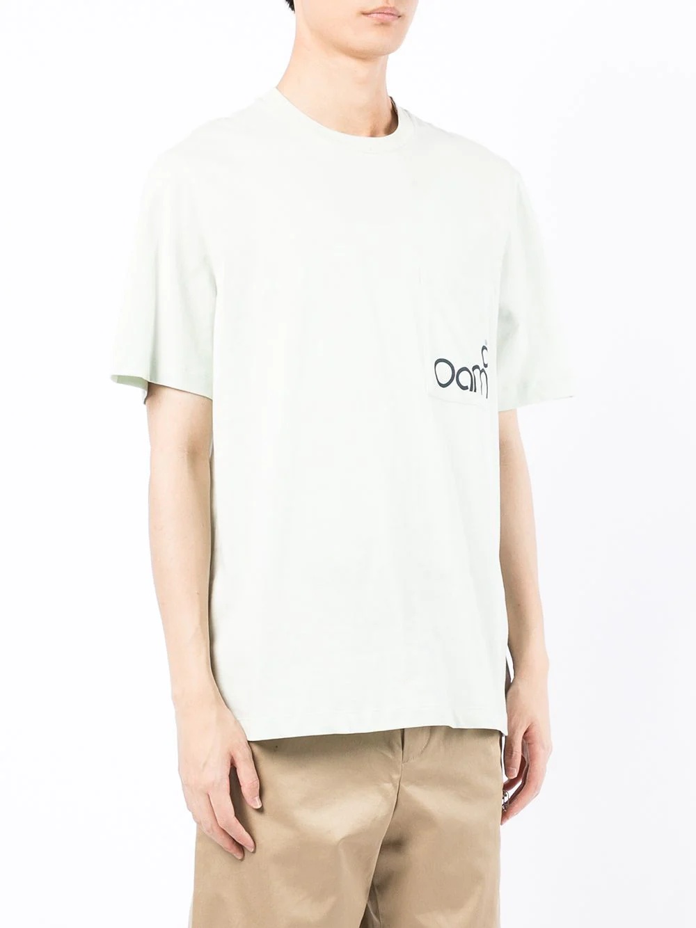 logo patch-pocket T-shirt - 3